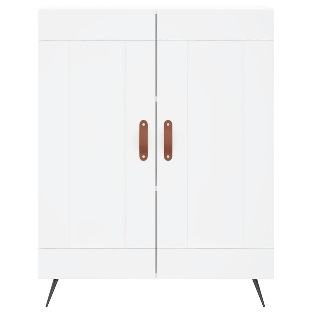 Dulap înalt, alb, 69,5x34x180 cm, lemn compozit GartenMobel Dekor