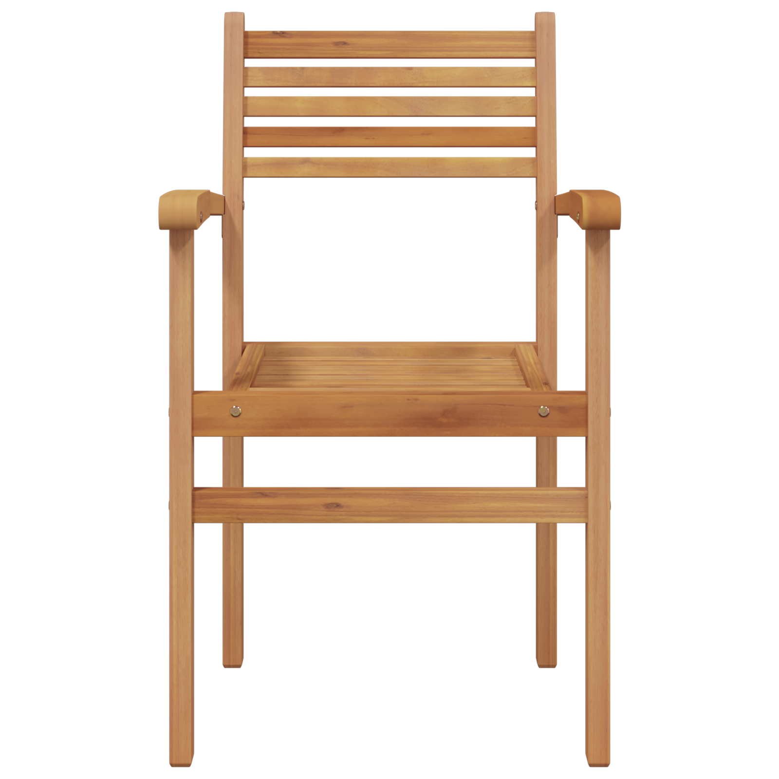 Scaune de grădină stivuibile 6 pcs Maro 55.5 x 55.5 x 90 cm GartenMobel Dekor