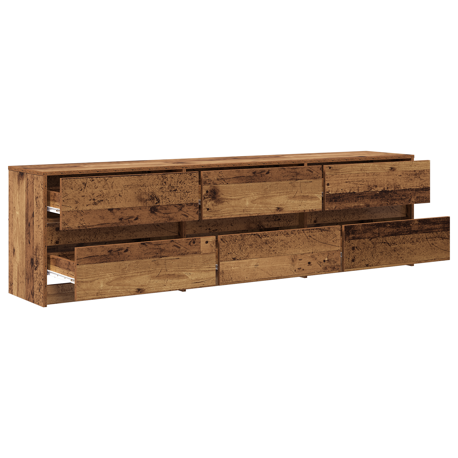 Cabinet TV Lemn vechi Lemn laminat și placaj din particule GartenMobel Dekor