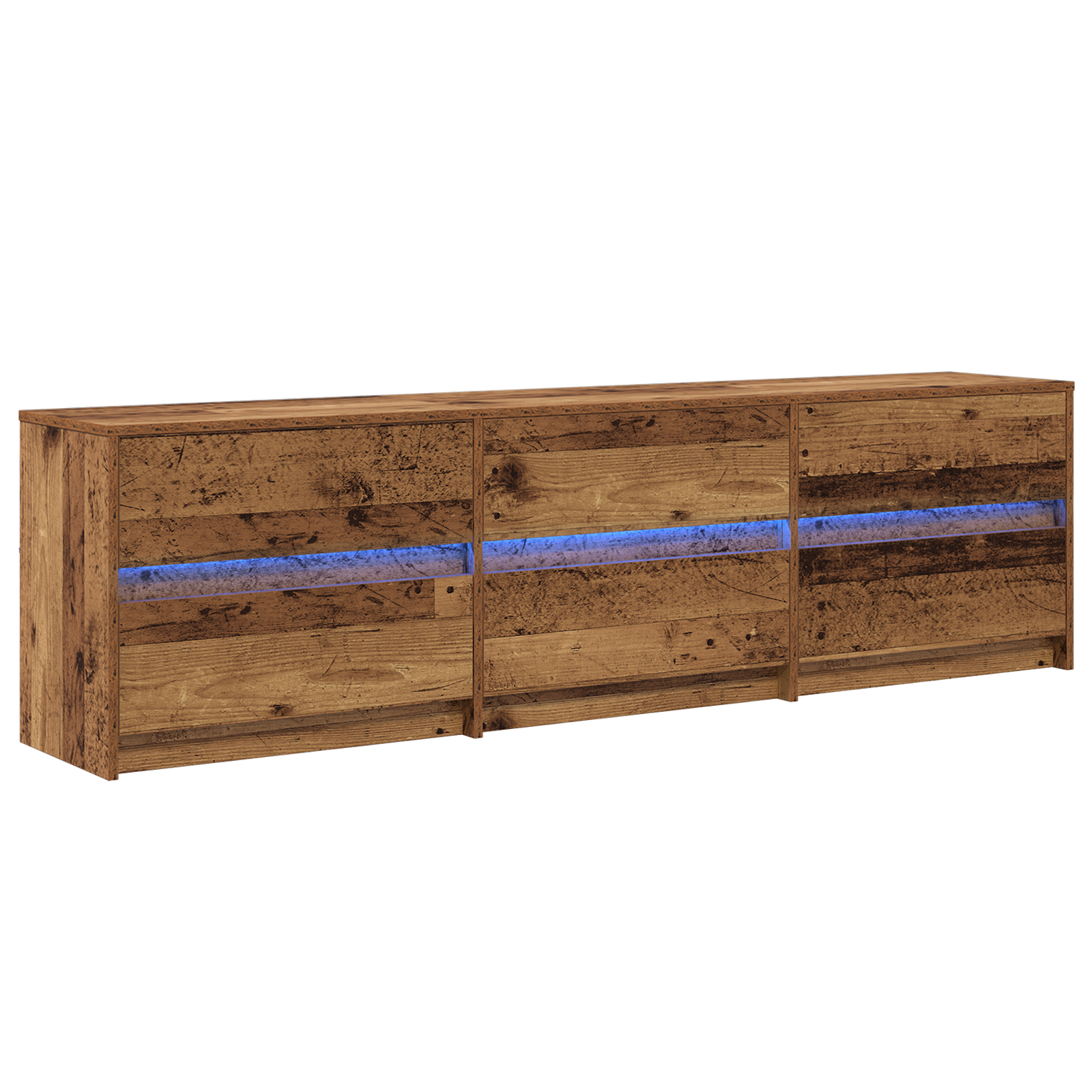 Cabinet TV Lemn vechi Lemn laminat și placaj din particule GartenMobel Dekor