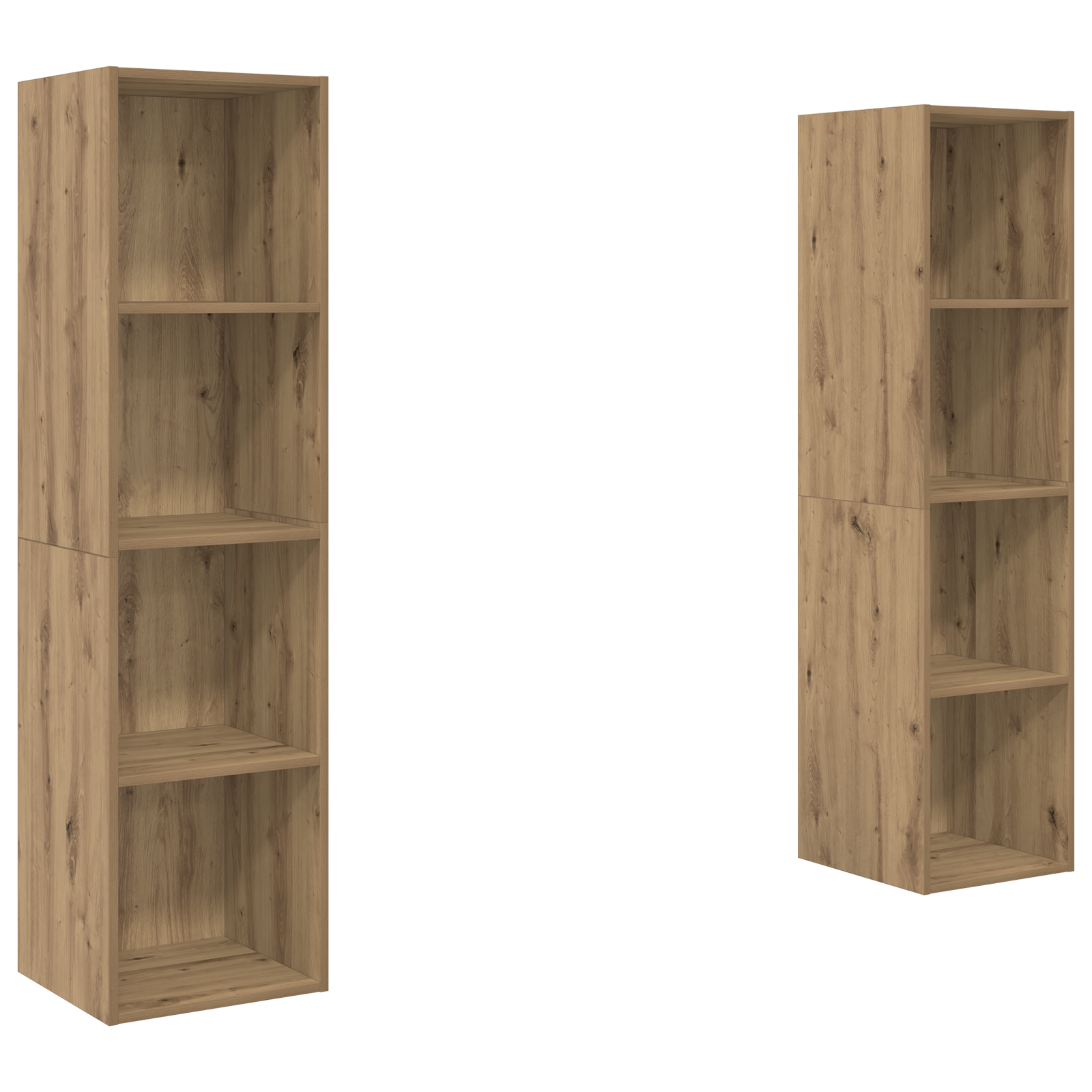 Set comodă TV 2 pcs Maro 37 x 37 x 142.5 cm Lemn compozit GartenMobel Dekor