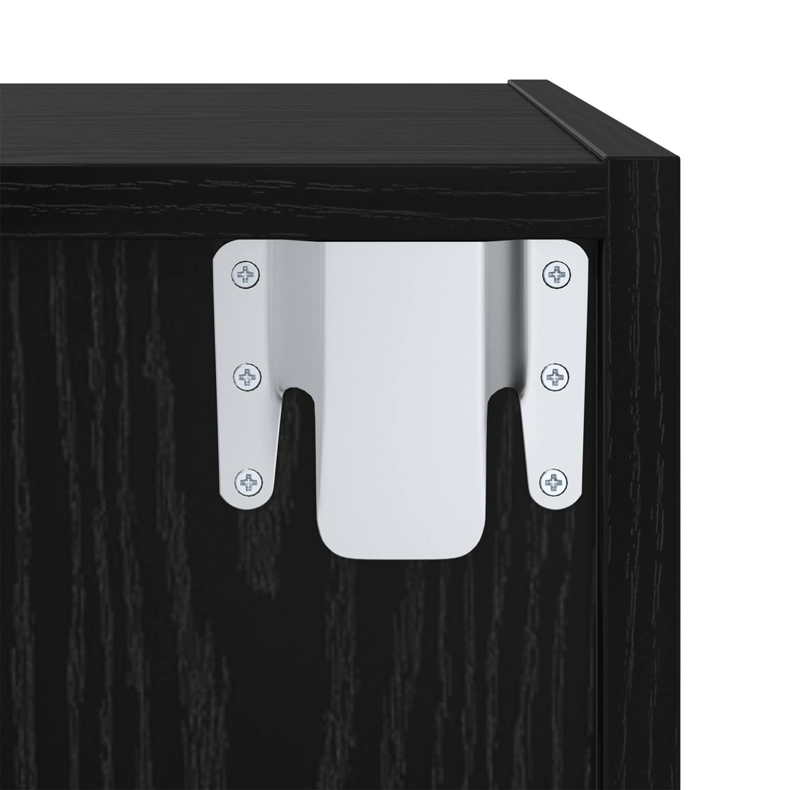 Set comodă TV 2 pcs Negru 37 x 37 x 142.5 cm Lemn compozit GartenMobel Dekor