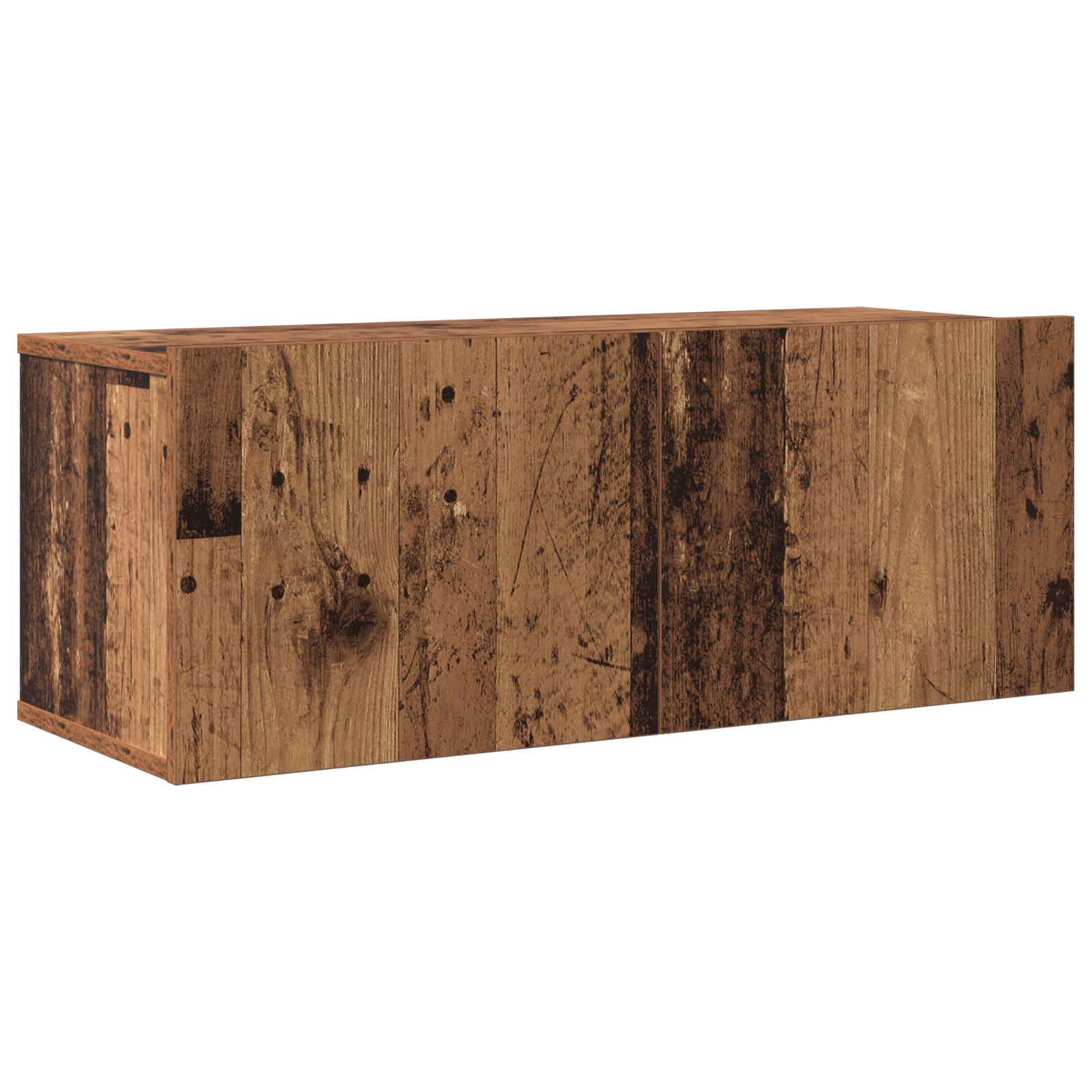 Set comodă TV 4 pcs Lemn vechi 160 x 30 x 30 cm Lemn compozit GartenMobel Dekor