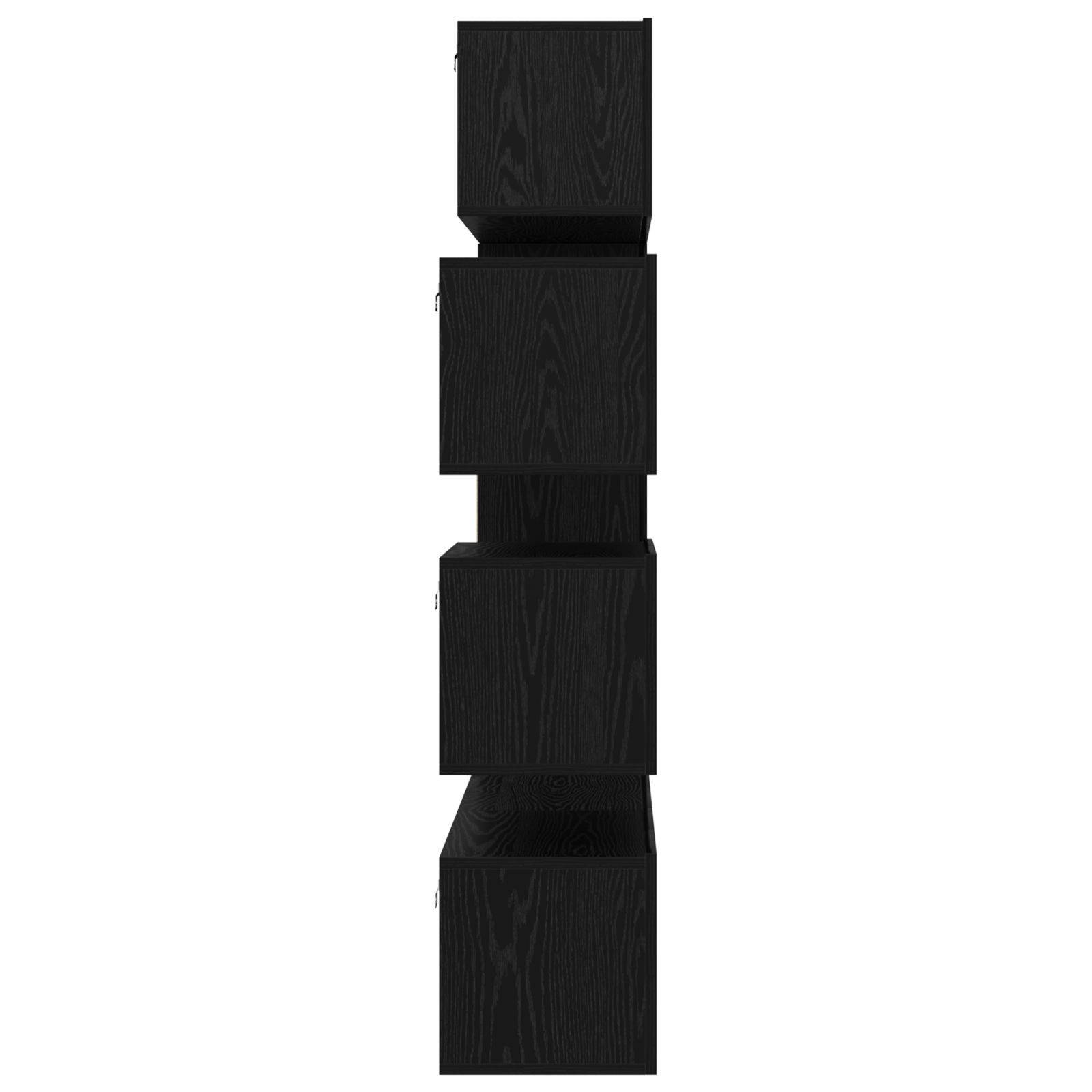 Set comodă TV cu raft Pe perete Altele 8 pcs Stejar negru 30.5 x 30 x 90 cm GartenMobel Dekor