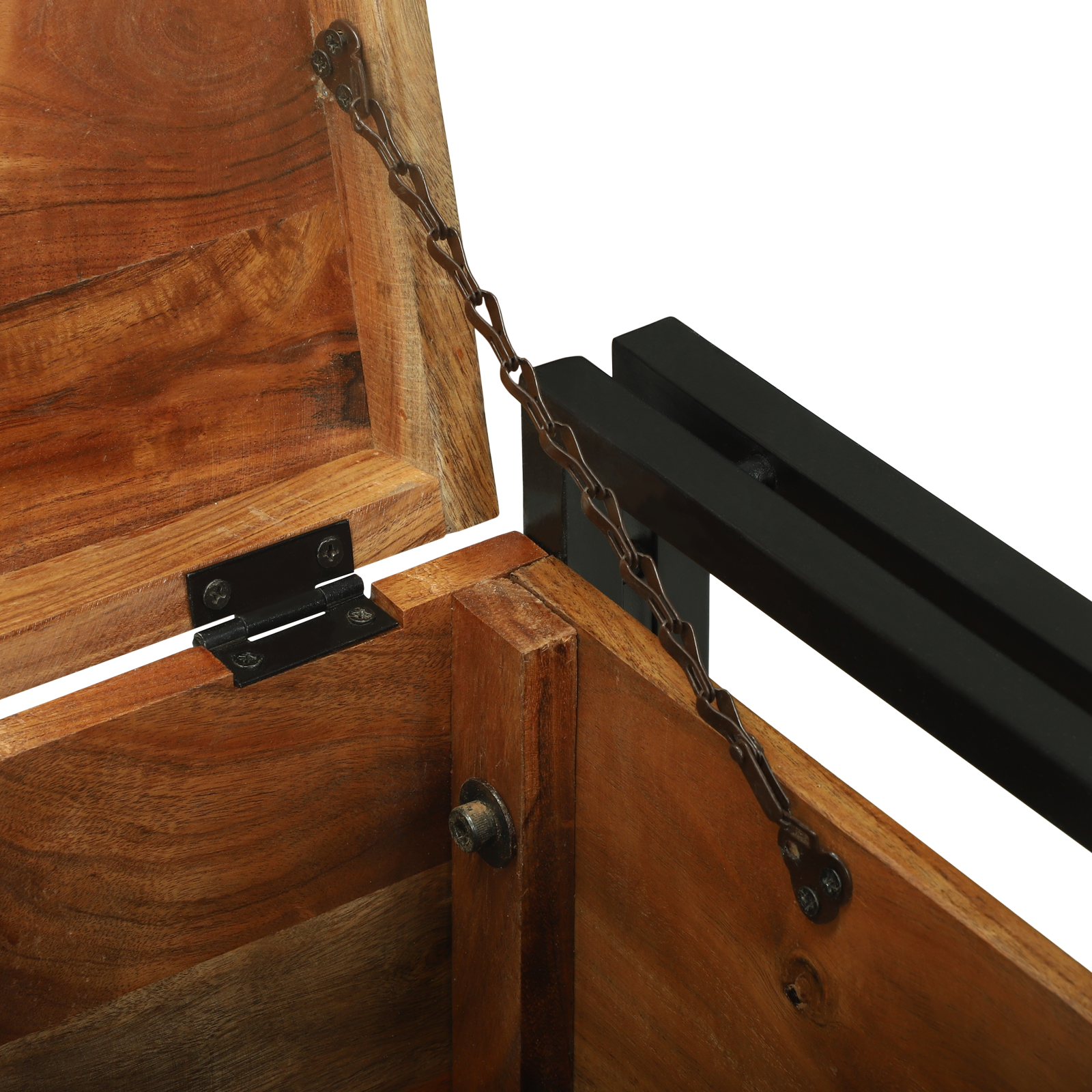 Cufere de Depozitare Maro 40 x 40 x 40 cm Lemn masiv de acacia GartenMobel Dekor