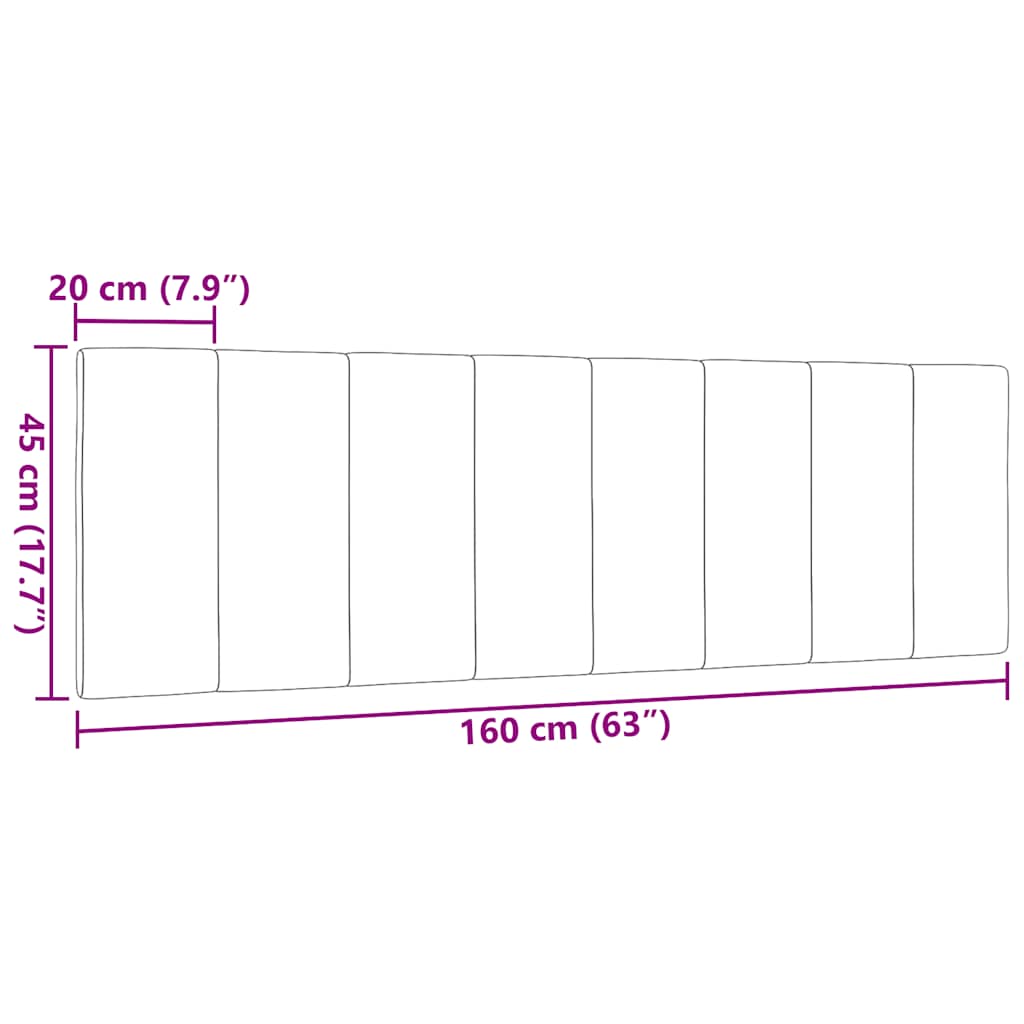 Pernă pentru tăblie de pat, albastru, 160 cm, material textil GartenMobel Dekor