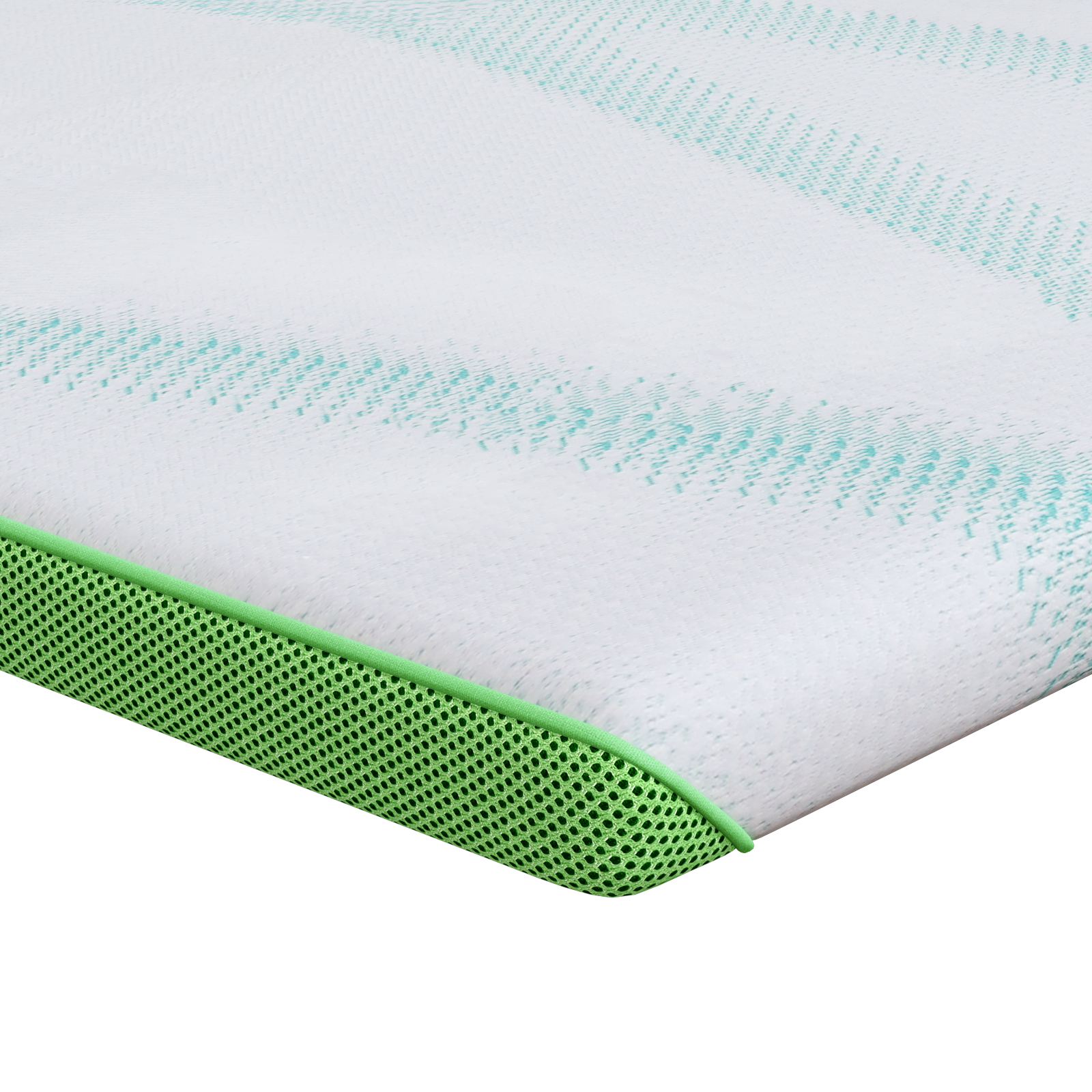 Păturile pentru saltea Alb și Verde 160 x 200 cm GartenMobel Dekor