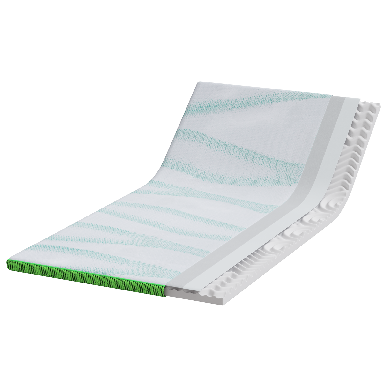 Păturile pentru saltea Altele Alb și Verde 90 x 200 cm GartenMobel Dekor