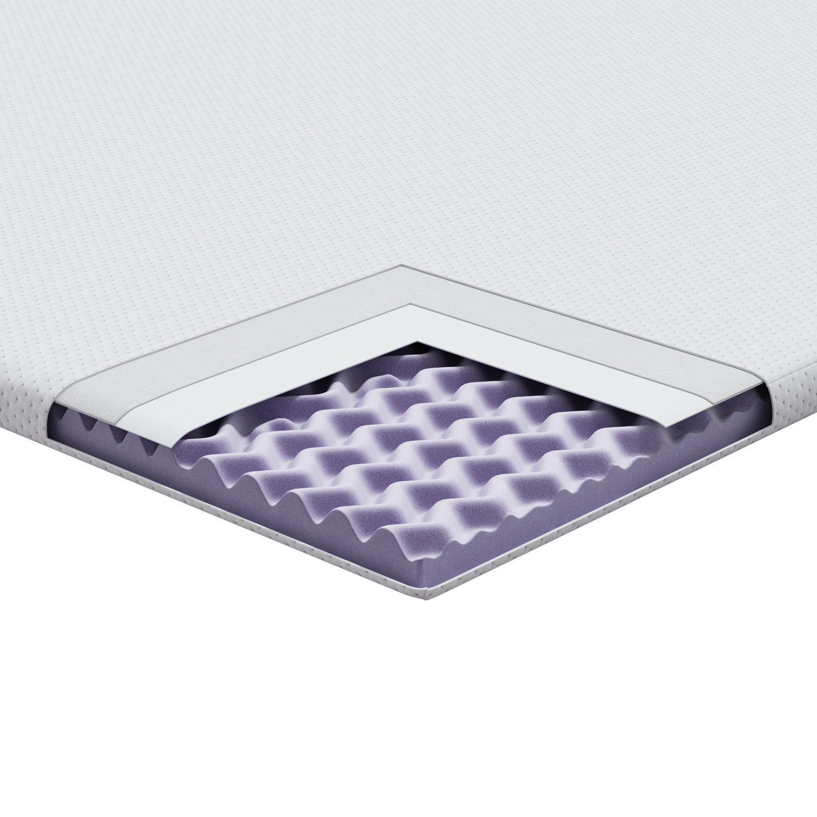 Păturile pentru saltea Alb 200 x 200 cm GartenMobel Dekor