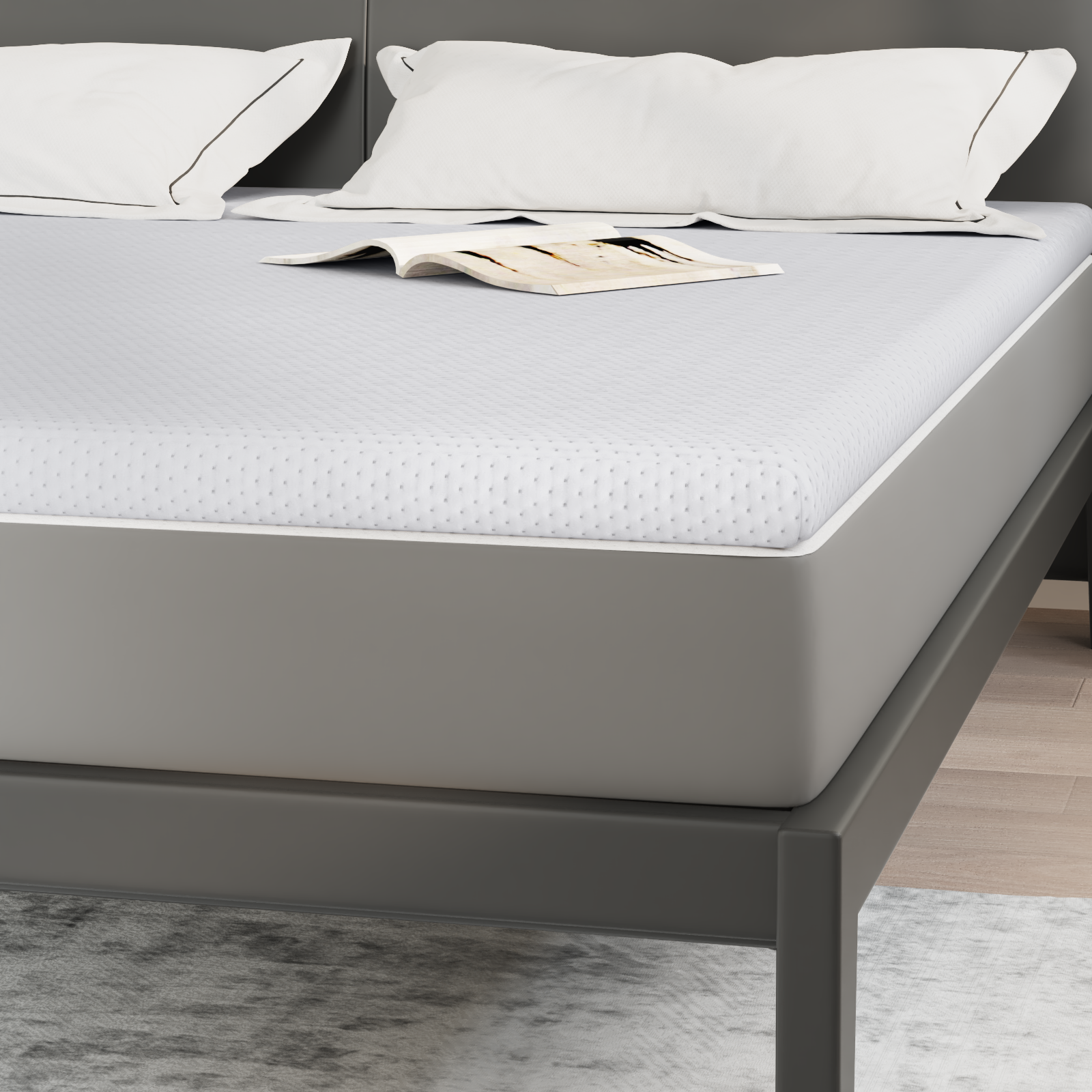 Păturile pentru saltea Alb 200 x 200 cm GartenMobel Dekor