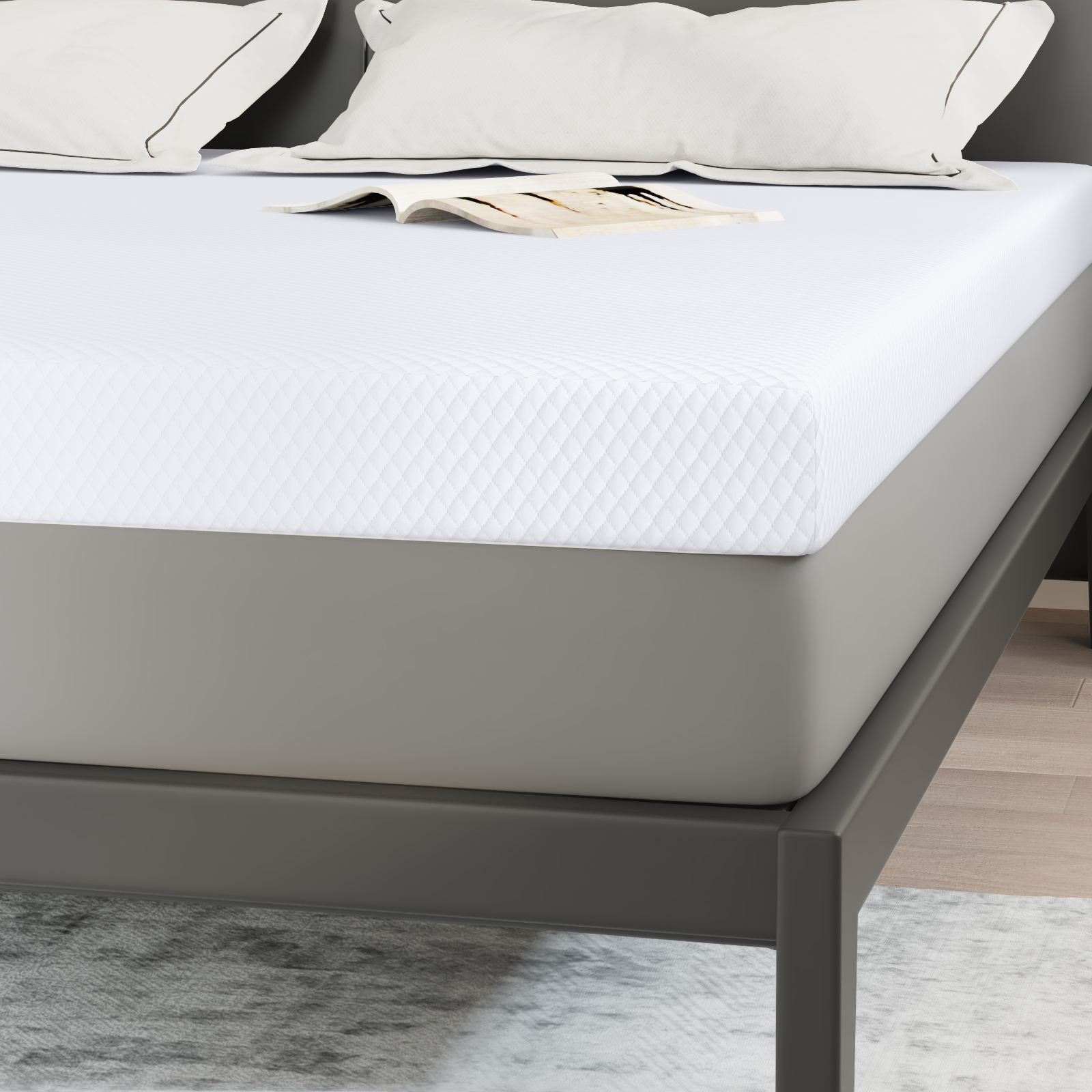 Păturile pentru saltea Alb 200 x 200 cm GartenMobel Dekor