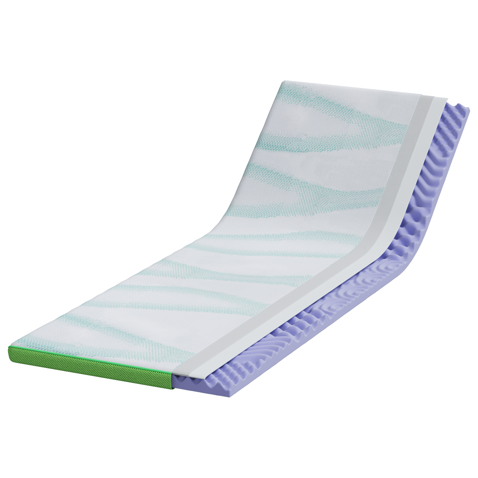 Păturile pentru saltea Alb și Verde 80 x 200 cm GartenMobel Dekor