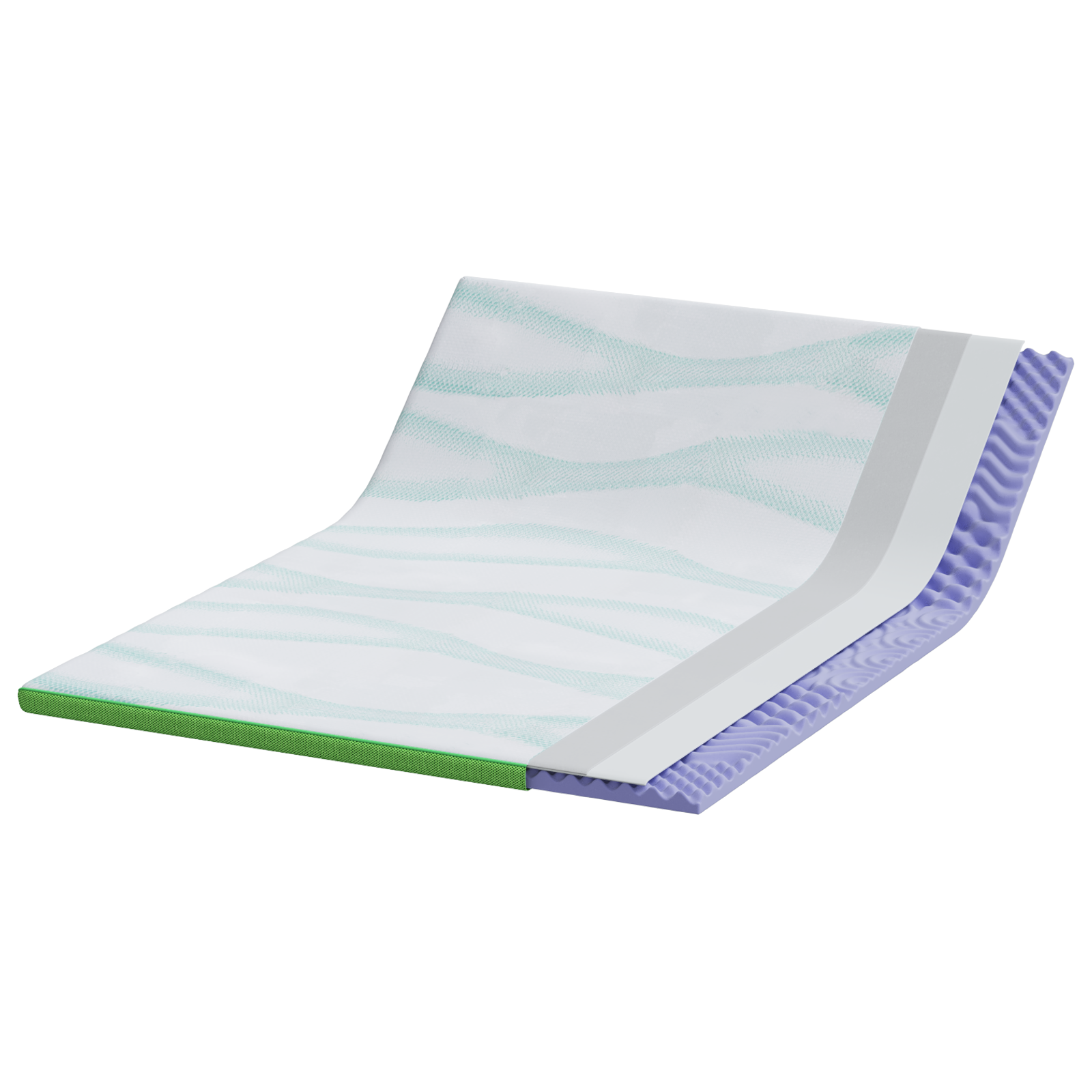 Păturile pentru saltea Altele Alb și Verde 140 x 200 cm GartenMobel Dekor