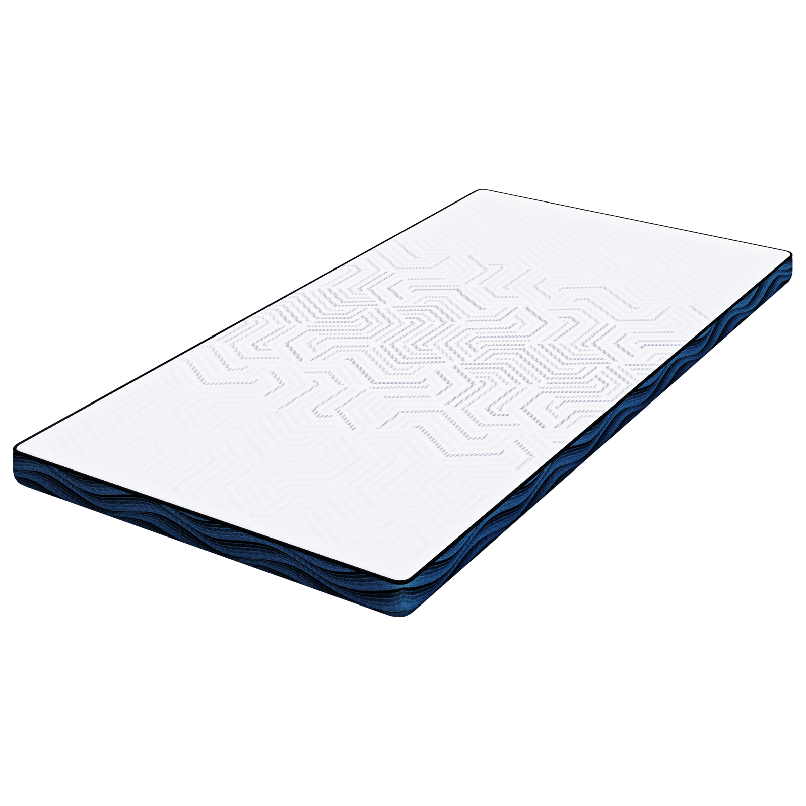 Păturile pentru saltea Alb și albastru 100 x 200 cm GartenMobel Dekor