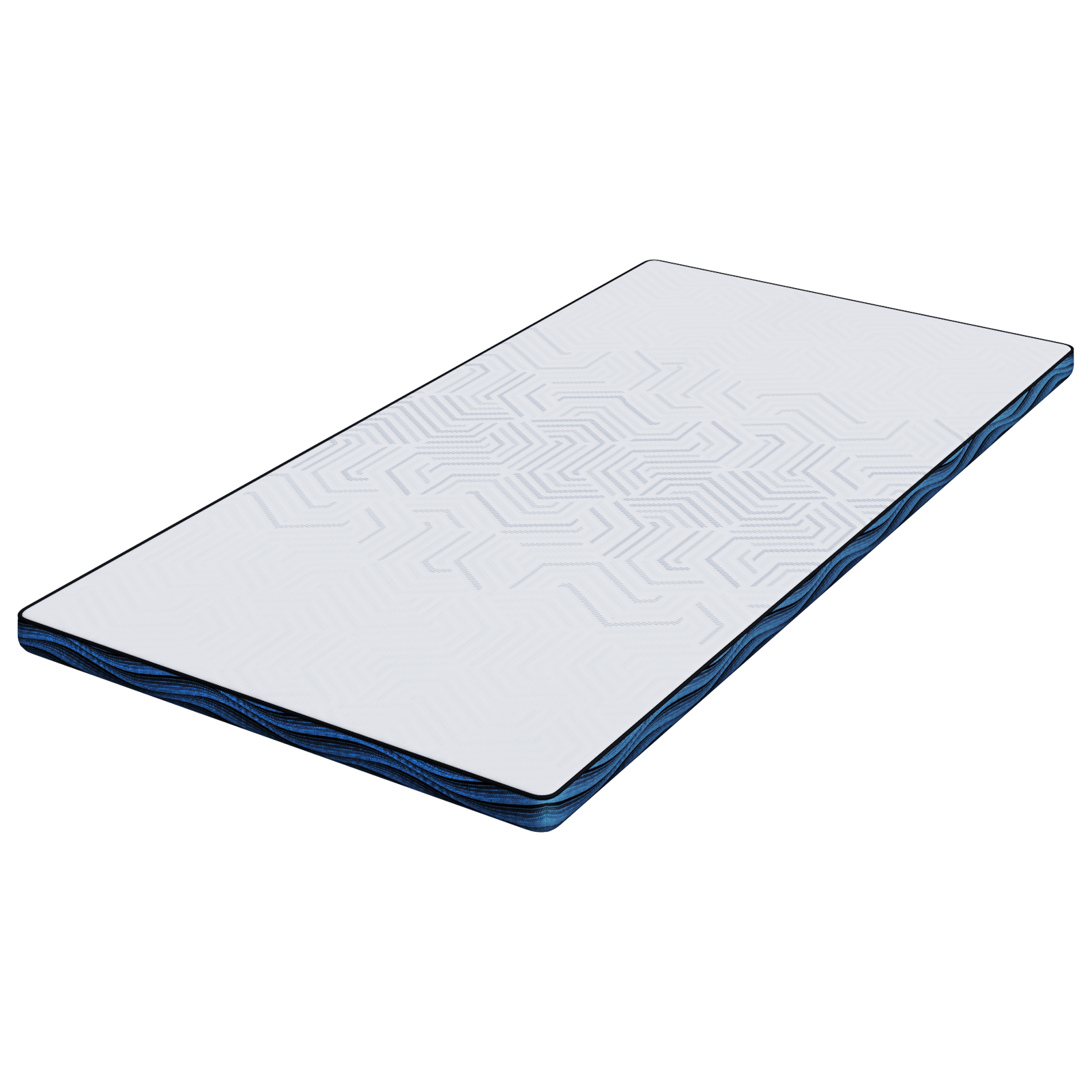 Păturile pentru saltea Alb și albastru 120 x 200 cm GartenMobel Dekor