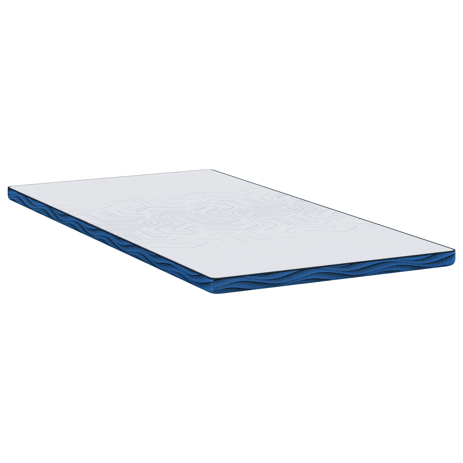 Păturile pentru saltea Alb și albastru 120 x 200 cm GartenMobel Dekor
