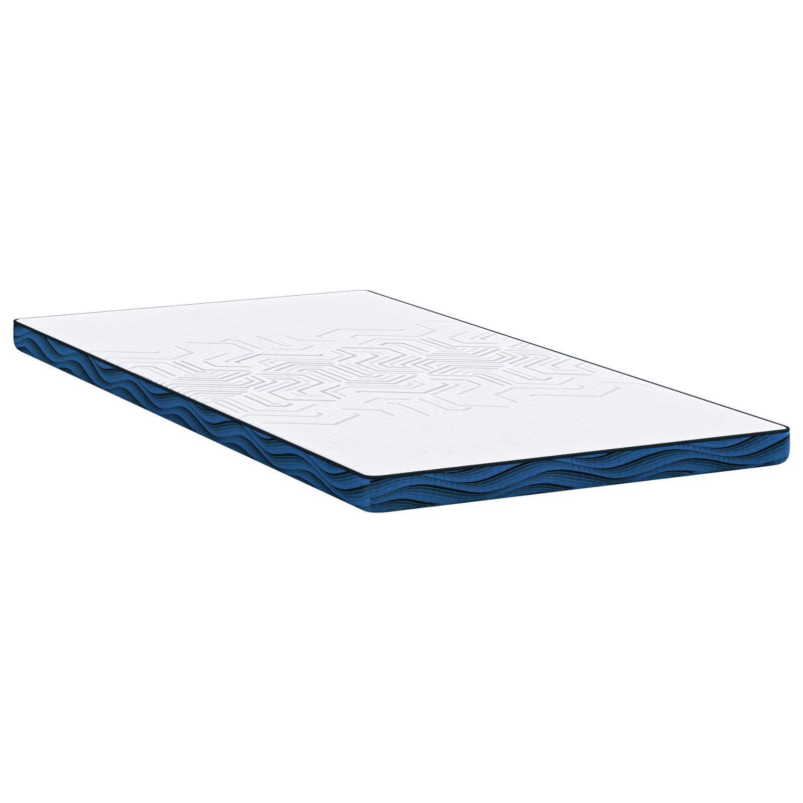 Păturile pentru saltea Alb și albastru 90 x 200 cm GartenMobel Dekor