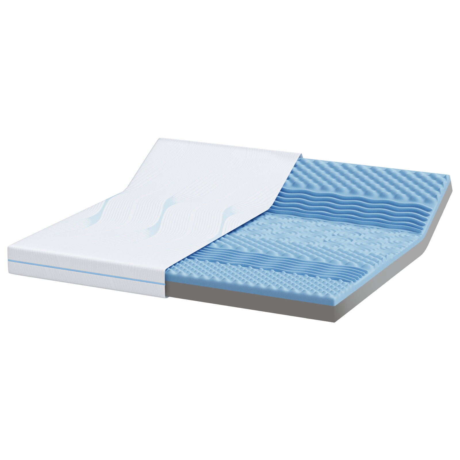 Saltele Alb 180 x 200 cm Țesătură jacquard din poliester 100% GartenMobel Dekor