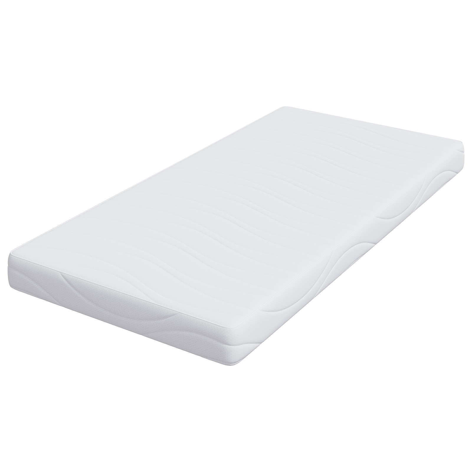 Saltele Alb 90 x 190 cm Țesătură din 100% poliester GartenMobel Dekor