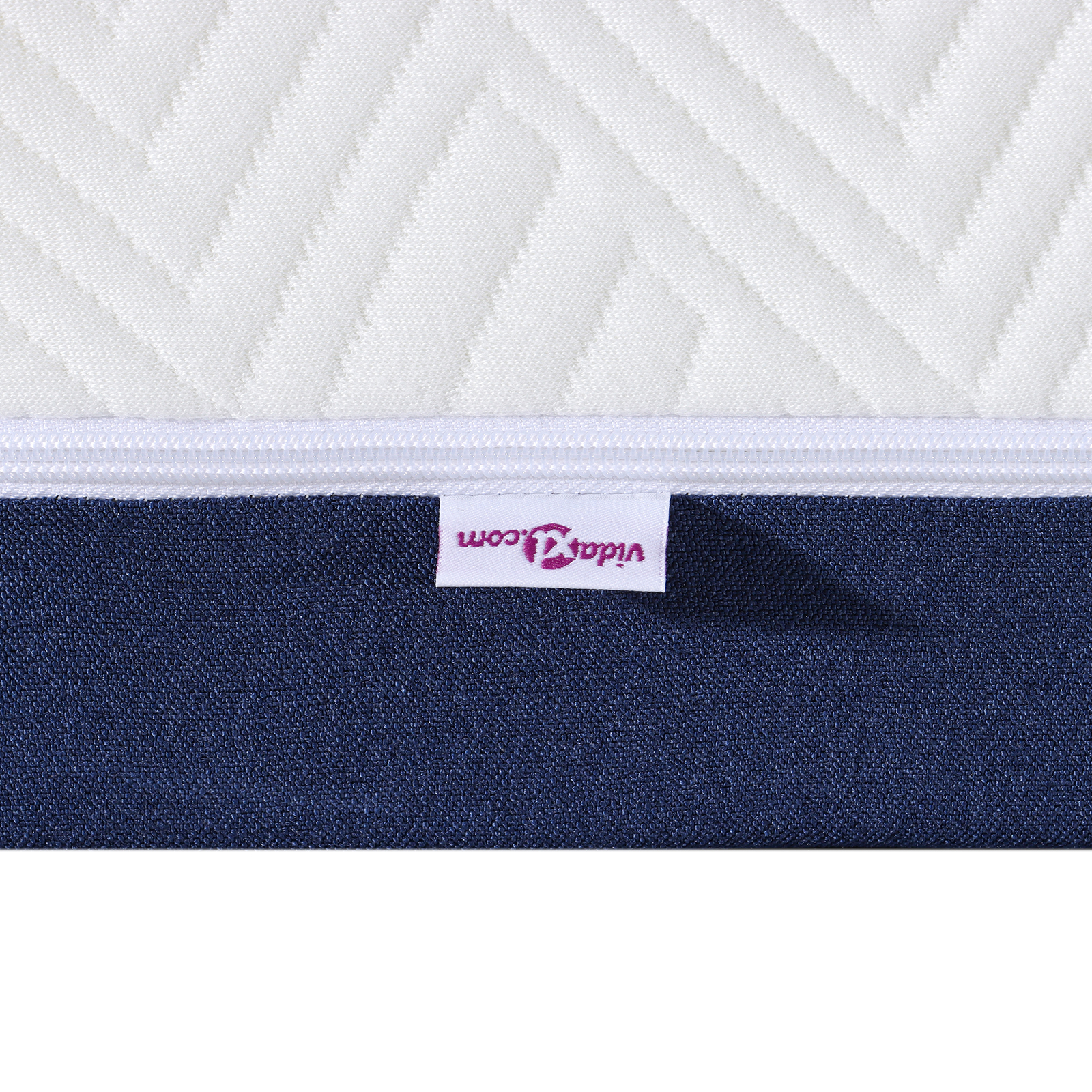 Saltele Alb și albastru Țesătură jacquard din poliester 100% GartenMobel Dekor