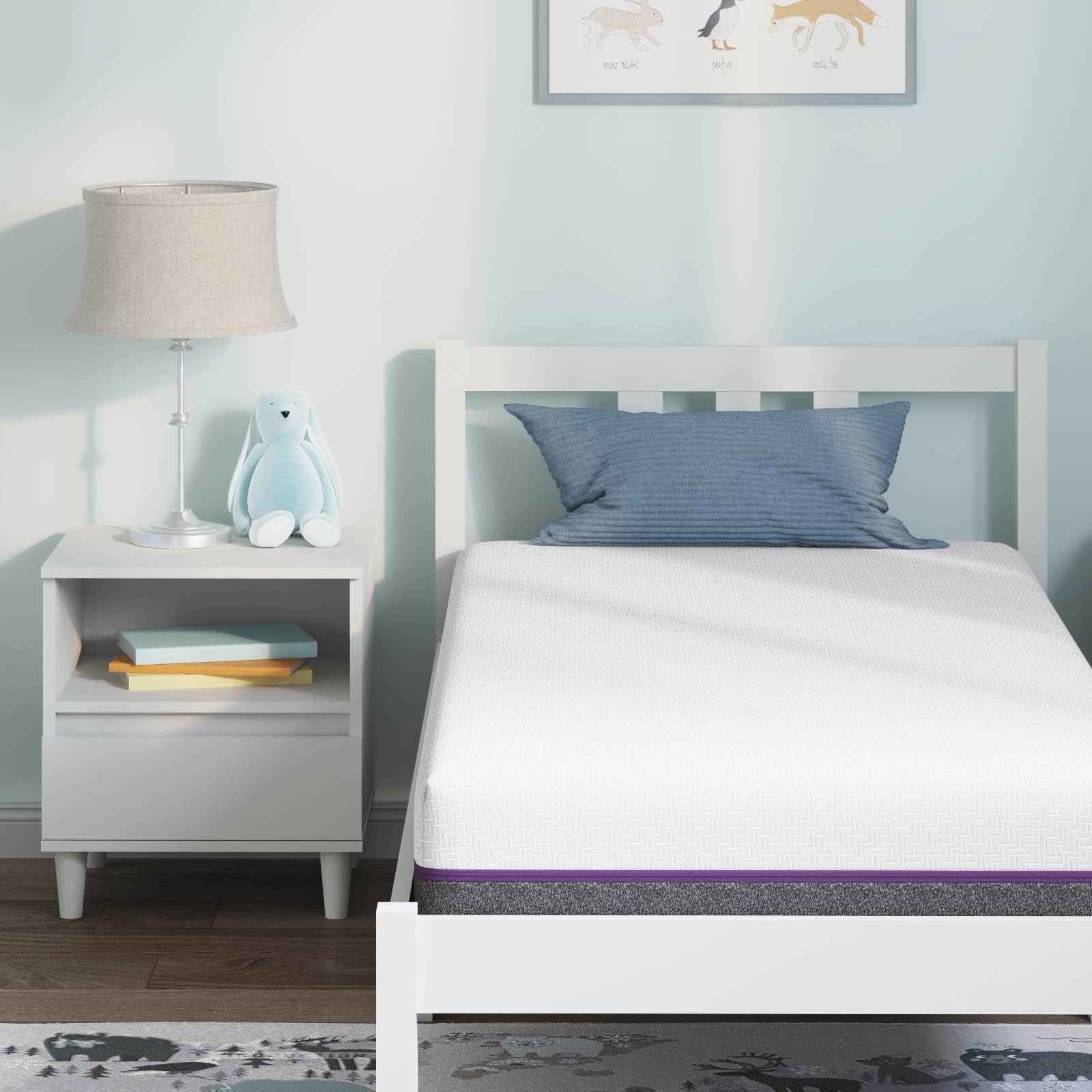Saltele Alb și gri Țesătură jacquard din poliester 100% GartenMobel Dekor