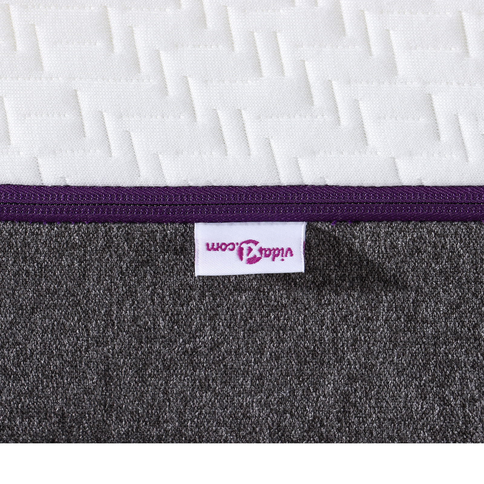 Saltele Alb și gri Țesătură jacquard din poliester 100% GartenMobel Dekor