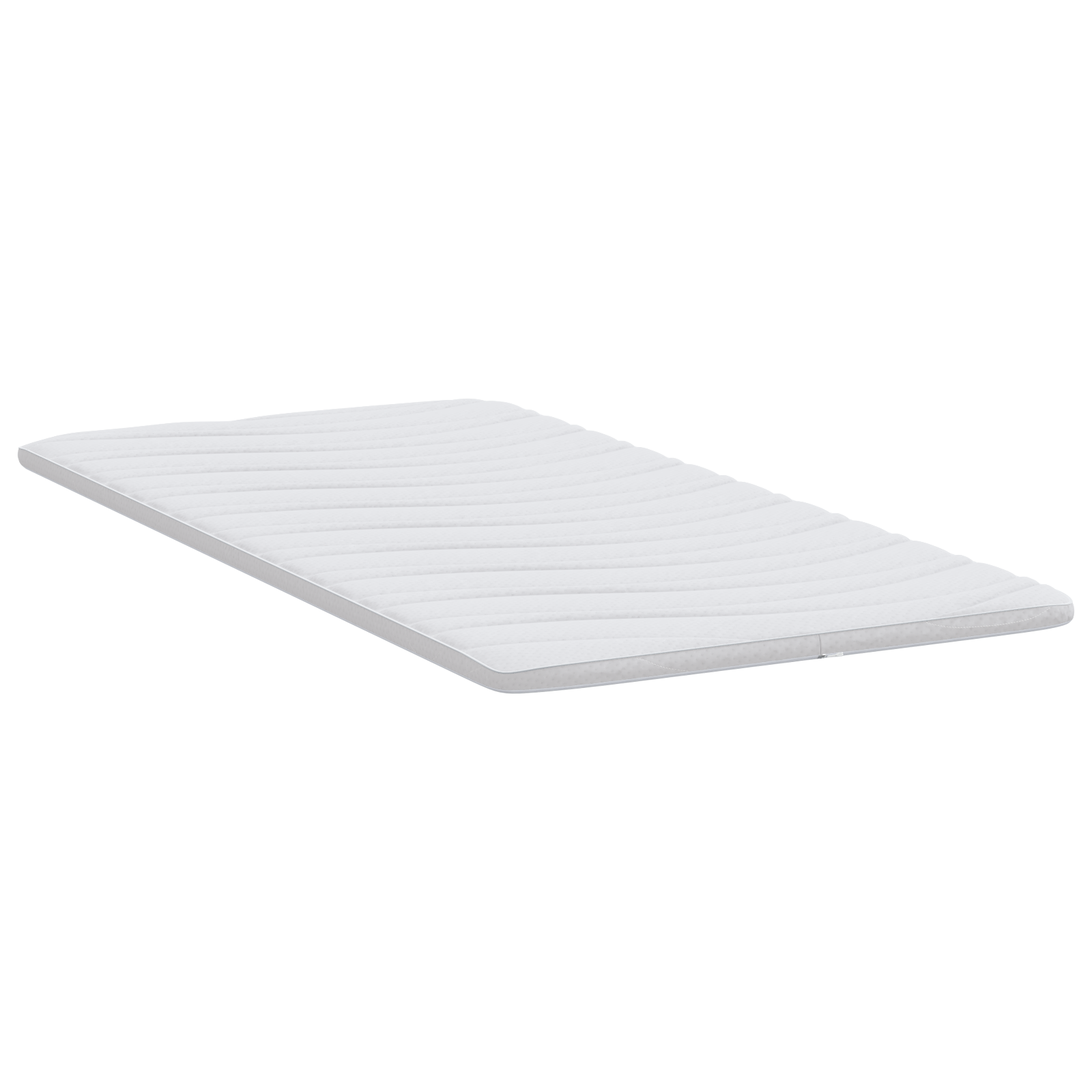 Păturile pentru saltea Alb 100 x 200 cm Polyester fără adeziv GartenMobel Dekor