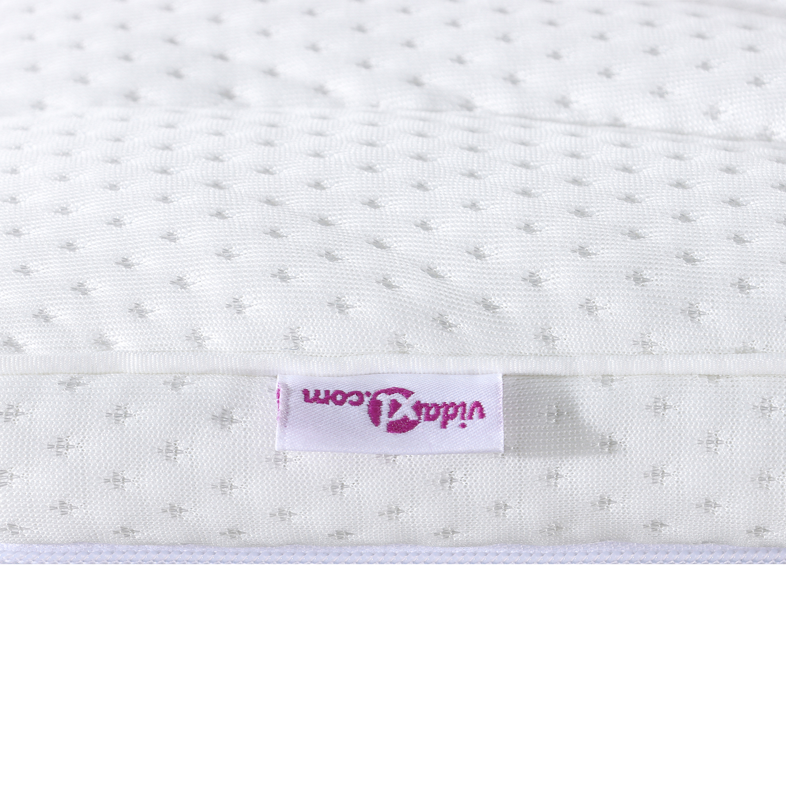 Păturile pentru saltea Alb 140 x 200 cm Polyester fără adeziv GartenMobel Dekor