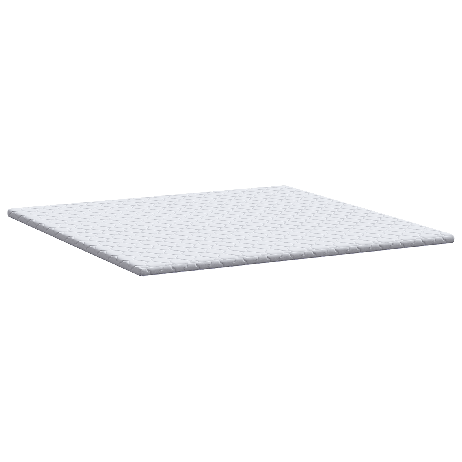 Păturile pentru saltea Alb 200 x 200 cm Polyester fără adeziv GartenMobel Dekor