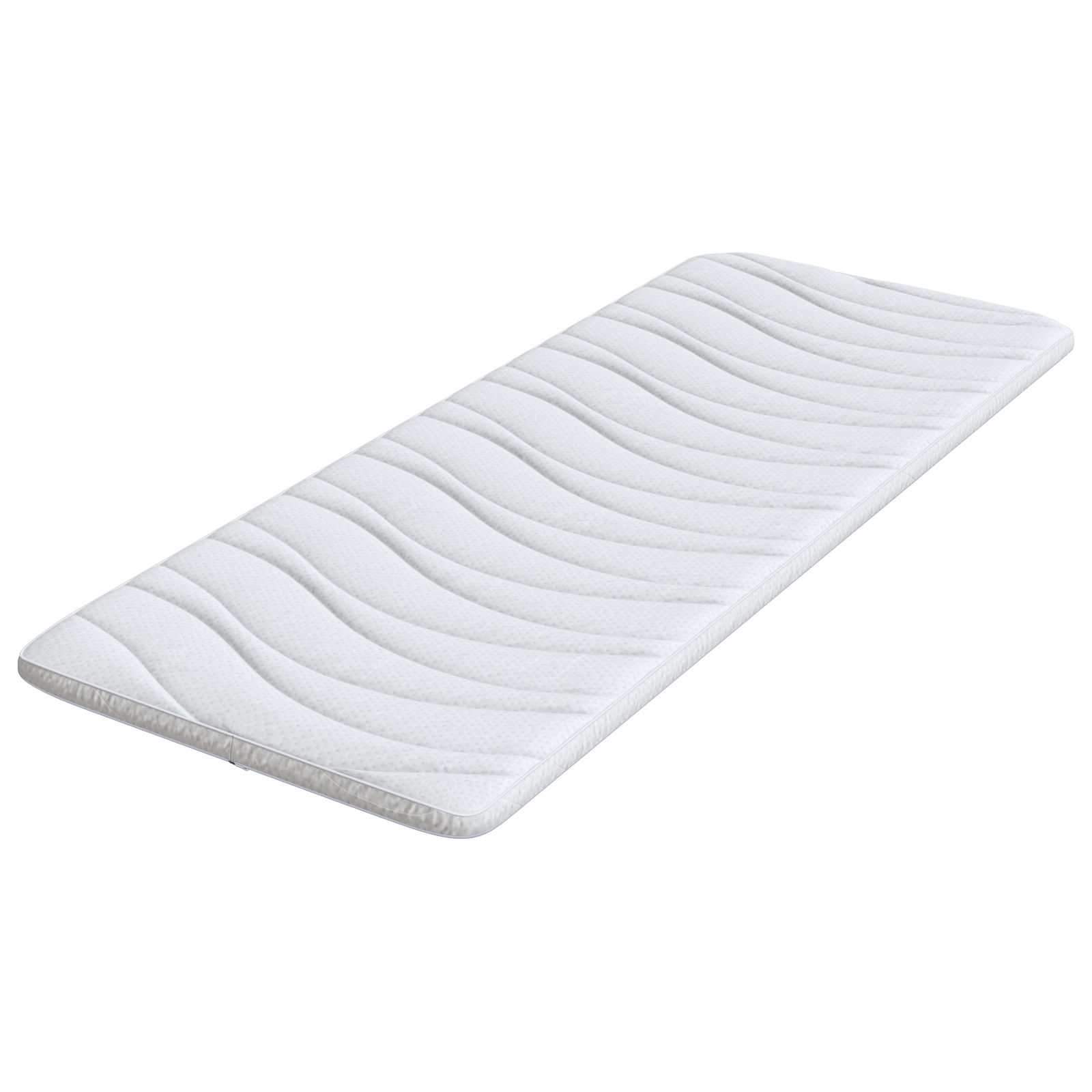 Păturile pentru saltea Alb 80 x 200 cm Polyester fără adeziv GartenMobel Dekor