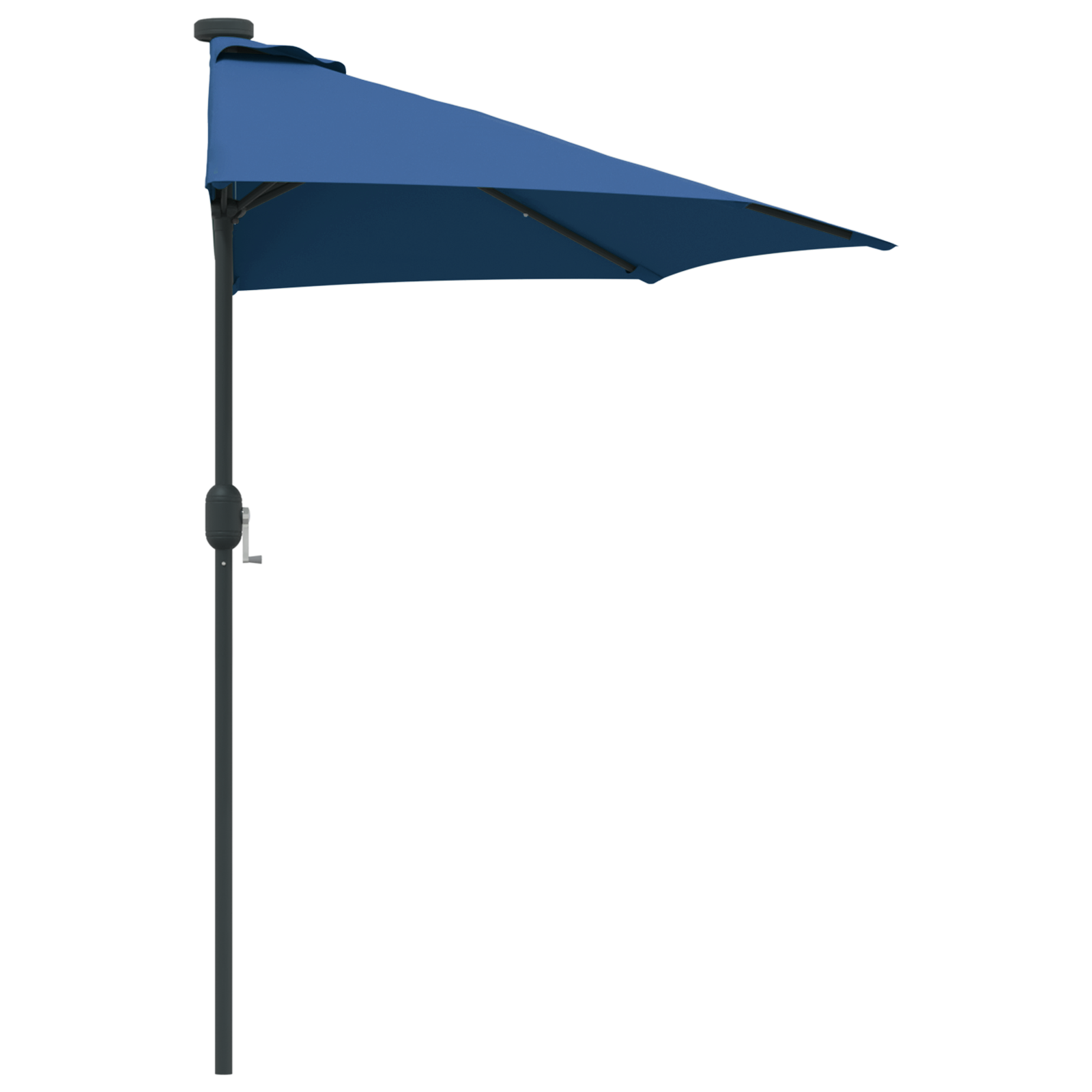 Parasol de Grădină Albastru azur 294 x 150 x 224 cm țesătură GartenMobel Dekor