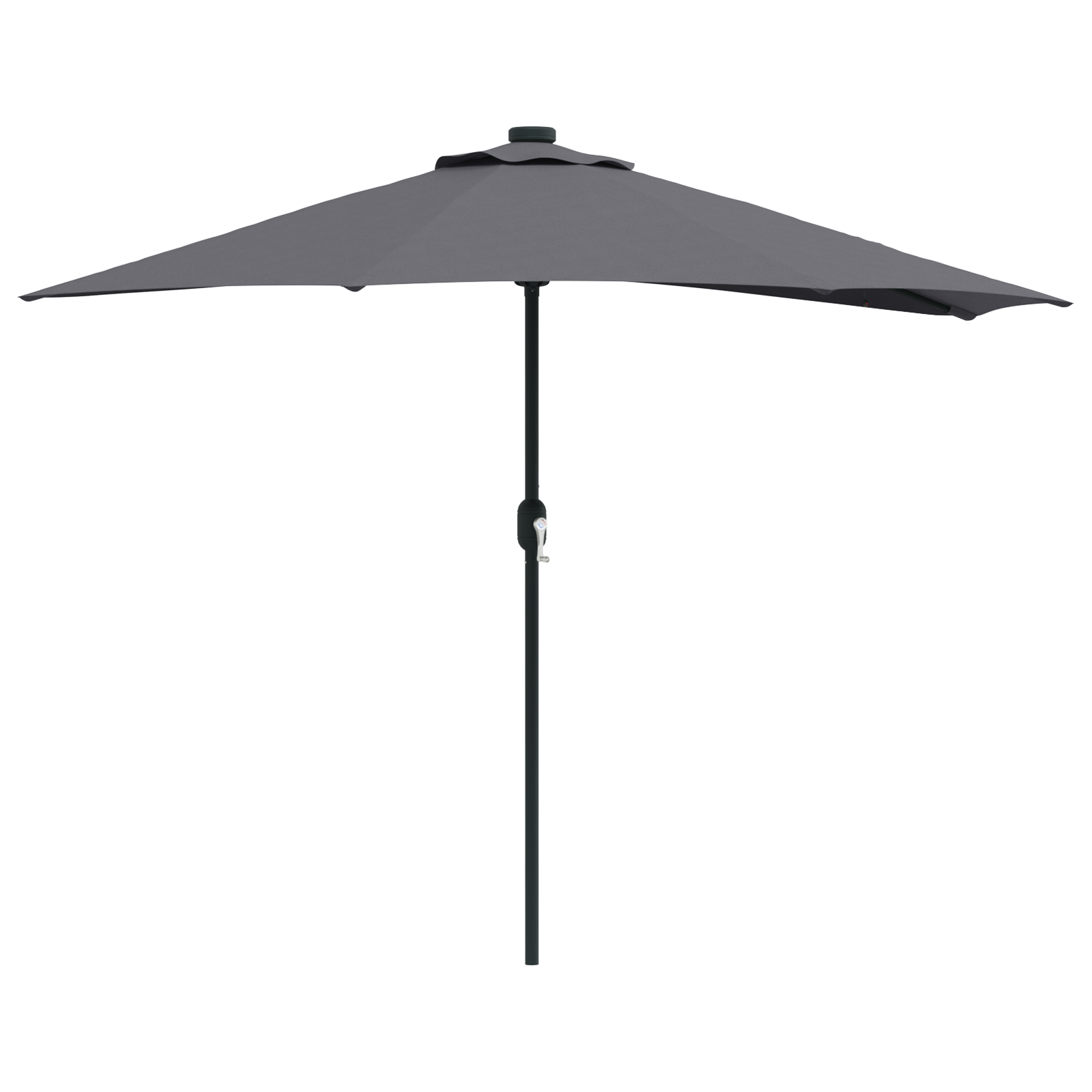 Parasol de Grădină Antracit 294 x 150 x 224 cm țesătură GartenMobel Dekor