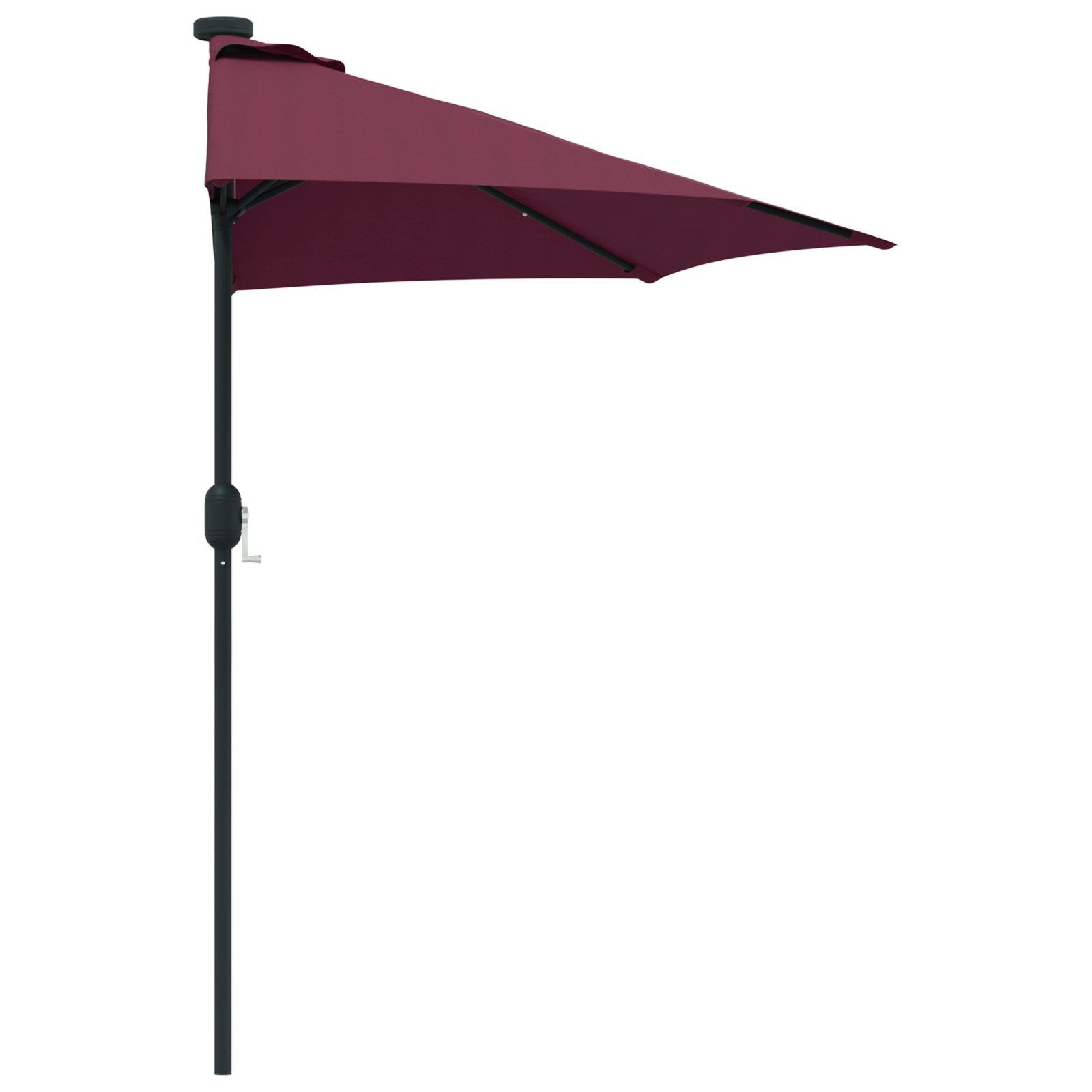 Parasol de Grădină Roșu bordo 294 x 150 x 224 cm țesătură GartenMobel Dekor