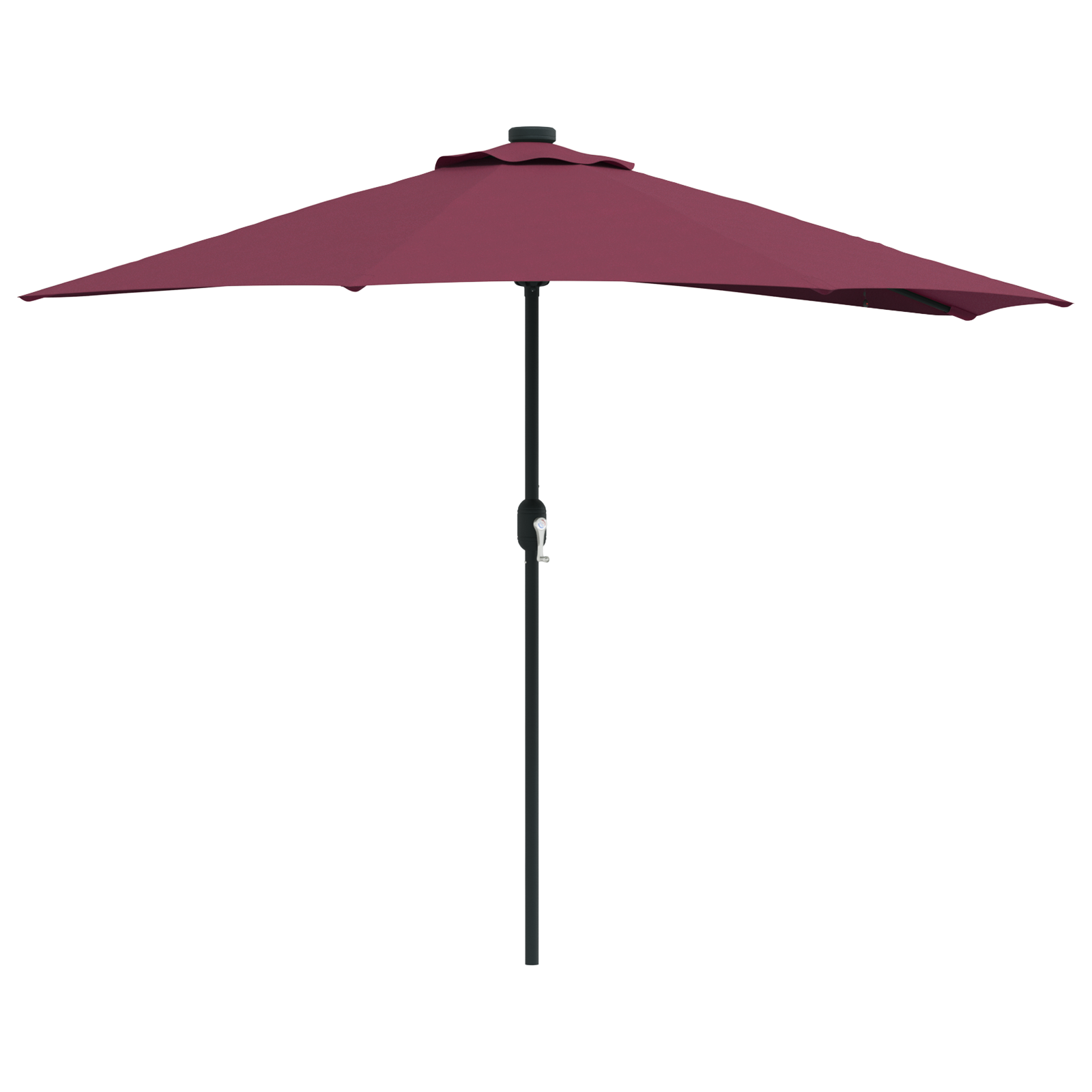 Parasol de Grădină Roșu bordo 294 x 150 x 224 cm țesătură GartenMobel Dekor