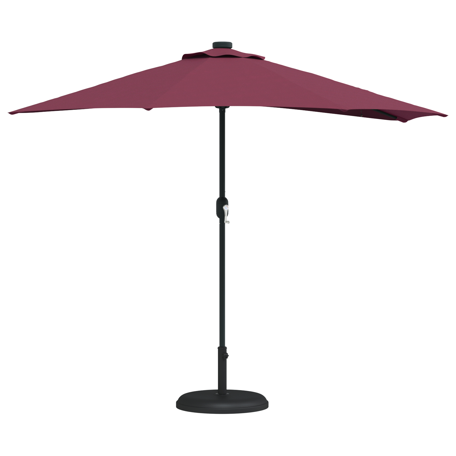 Parasol de Grădină Roșu bordo 294 x 150 x 224 cm țesătură GartenMobel Dekor