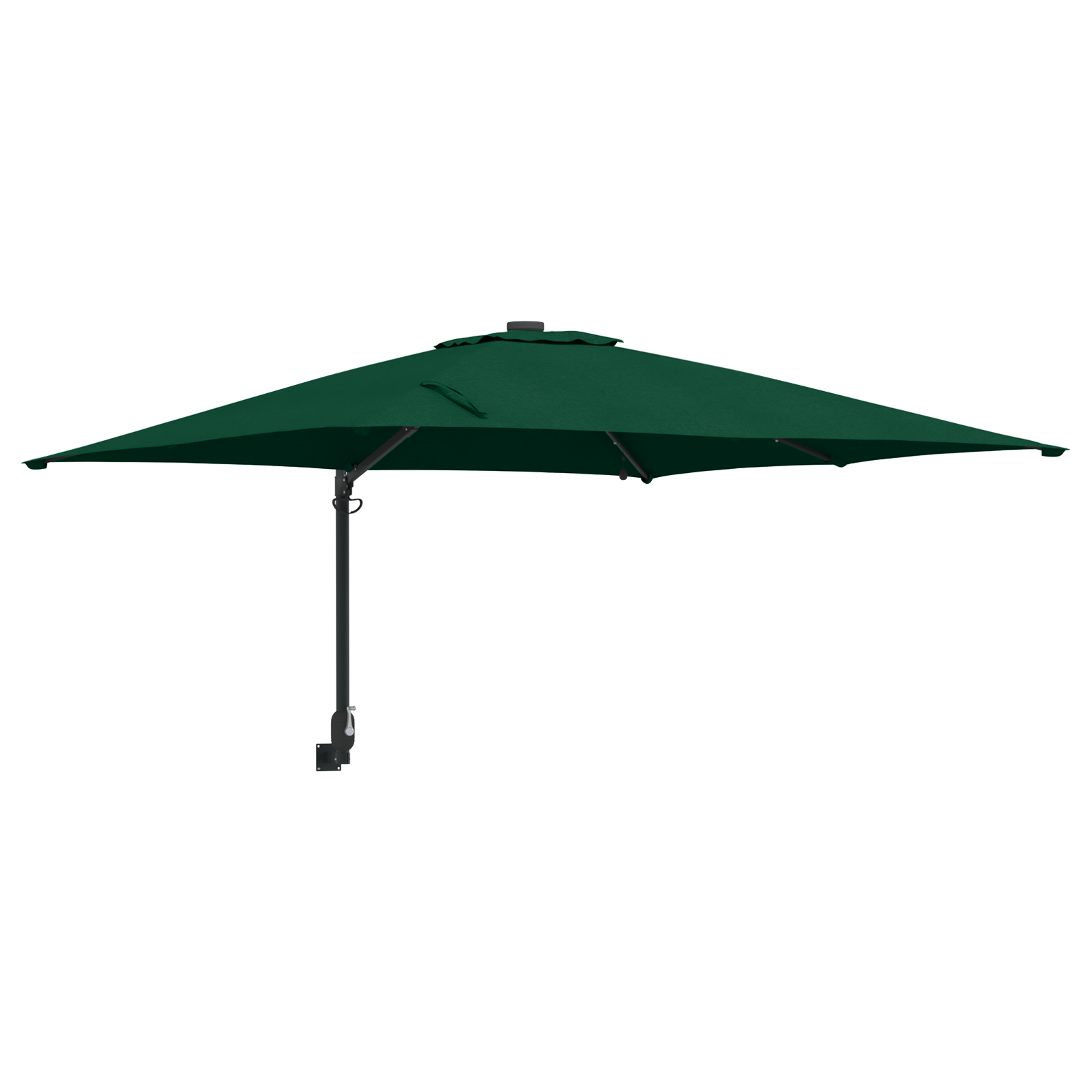 Parasol de Grădină Verde 248.5 x 247.5 x 160 cm țesătură GartenMobel Dekor