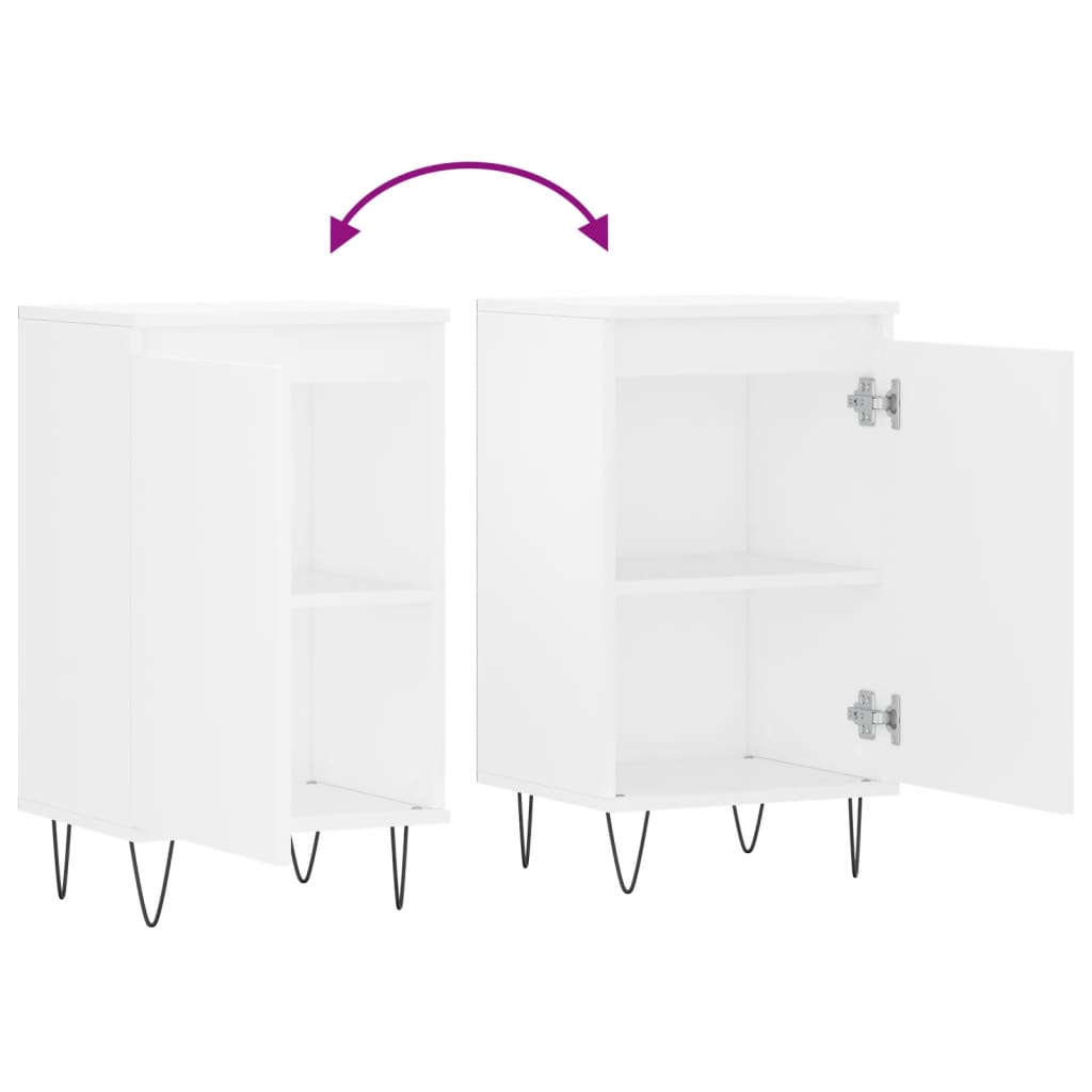 Dulap, alb, 40x35x70 cm, lemn prelucrat GartenMobel Dekor