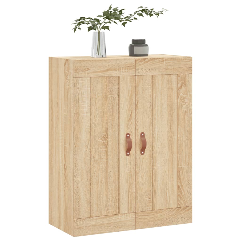 Dulap TV pe perete stejar sonoma, 69,5x34x90 cm, lemn prelucrat GartenMobel Dekor