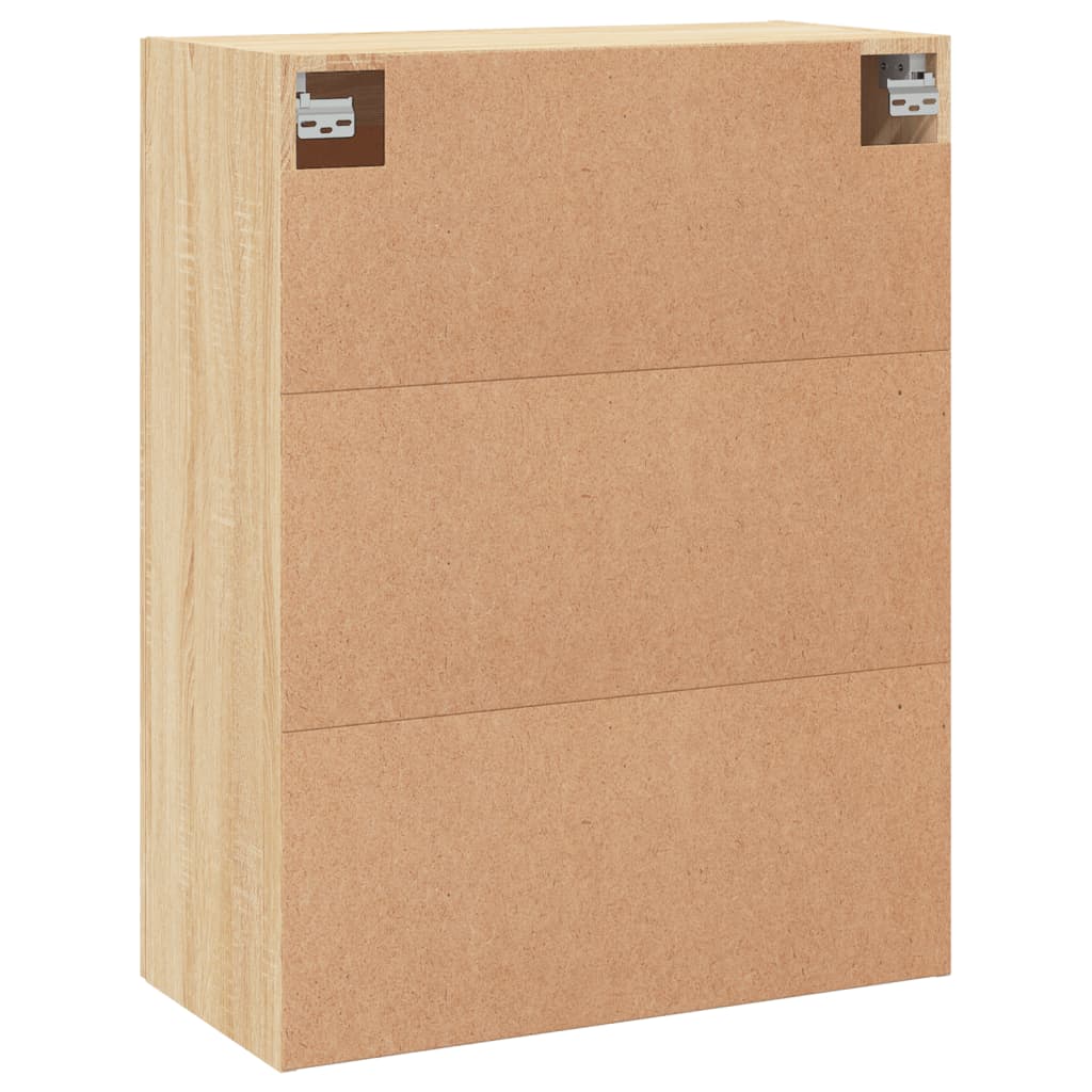 Dulap TV pe perete stejar sonoma, 69,5x34x90 cm, lemn prelucrat GartenMobel Dekor
