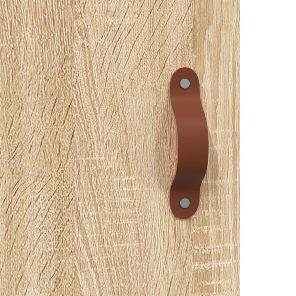 Dulap TV pe perete stejar sonoma, 69,5x34x90 cm, lemn prelucrat GartenMobel Dekor