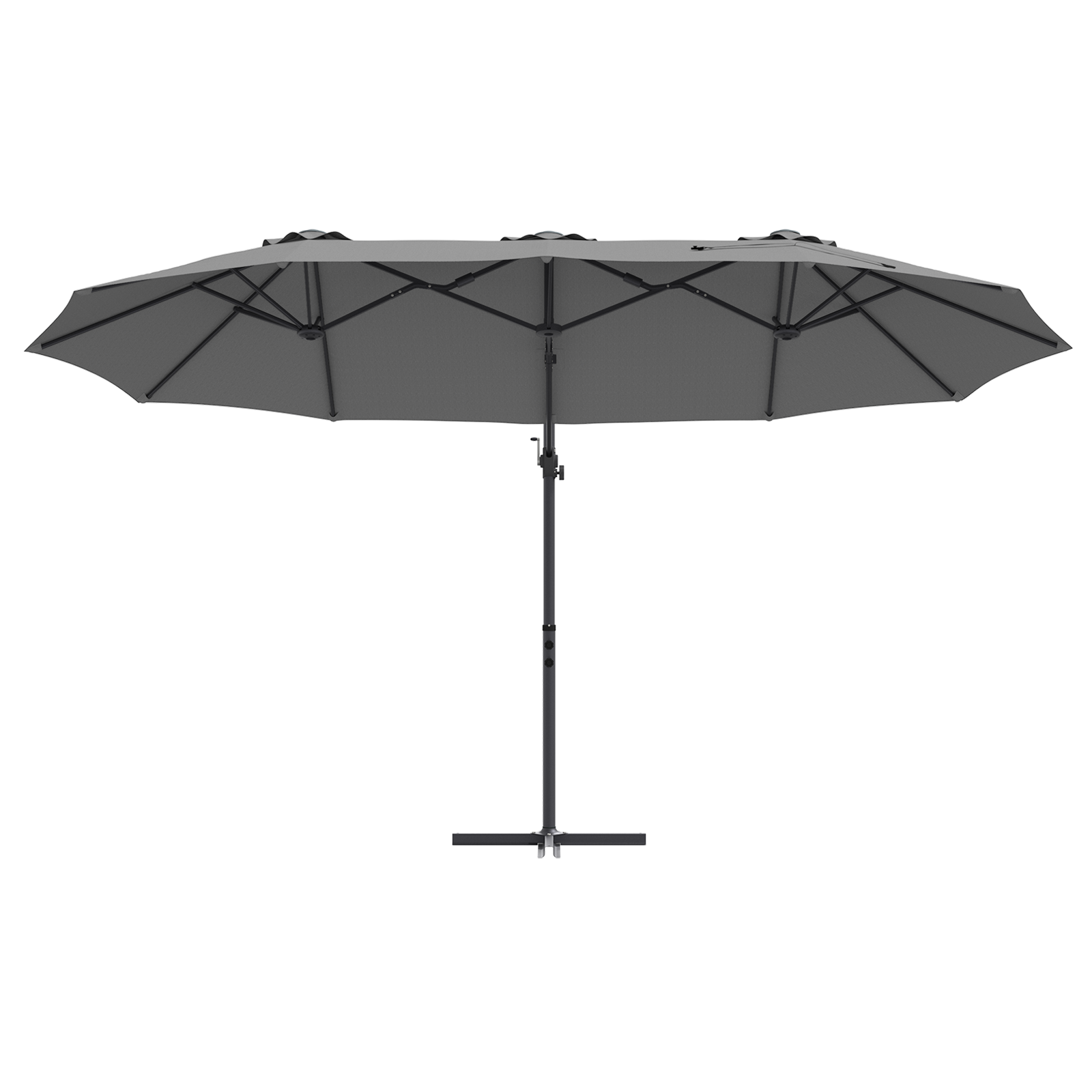 Parasol cu braț cantilever pentru grădină cu blocare Antracit GartenMobel Dekor