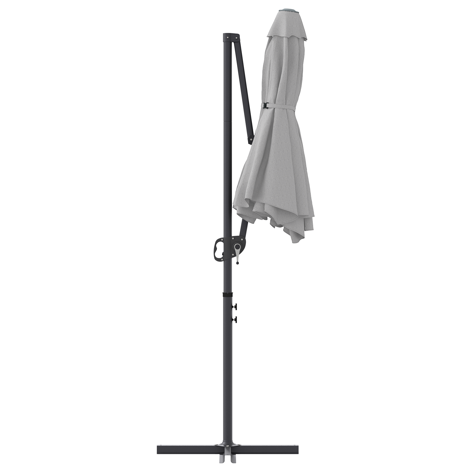 Parasol cu braț cantilever pentru grădină cu blocare Nisipiu GartenMobel Dekor
