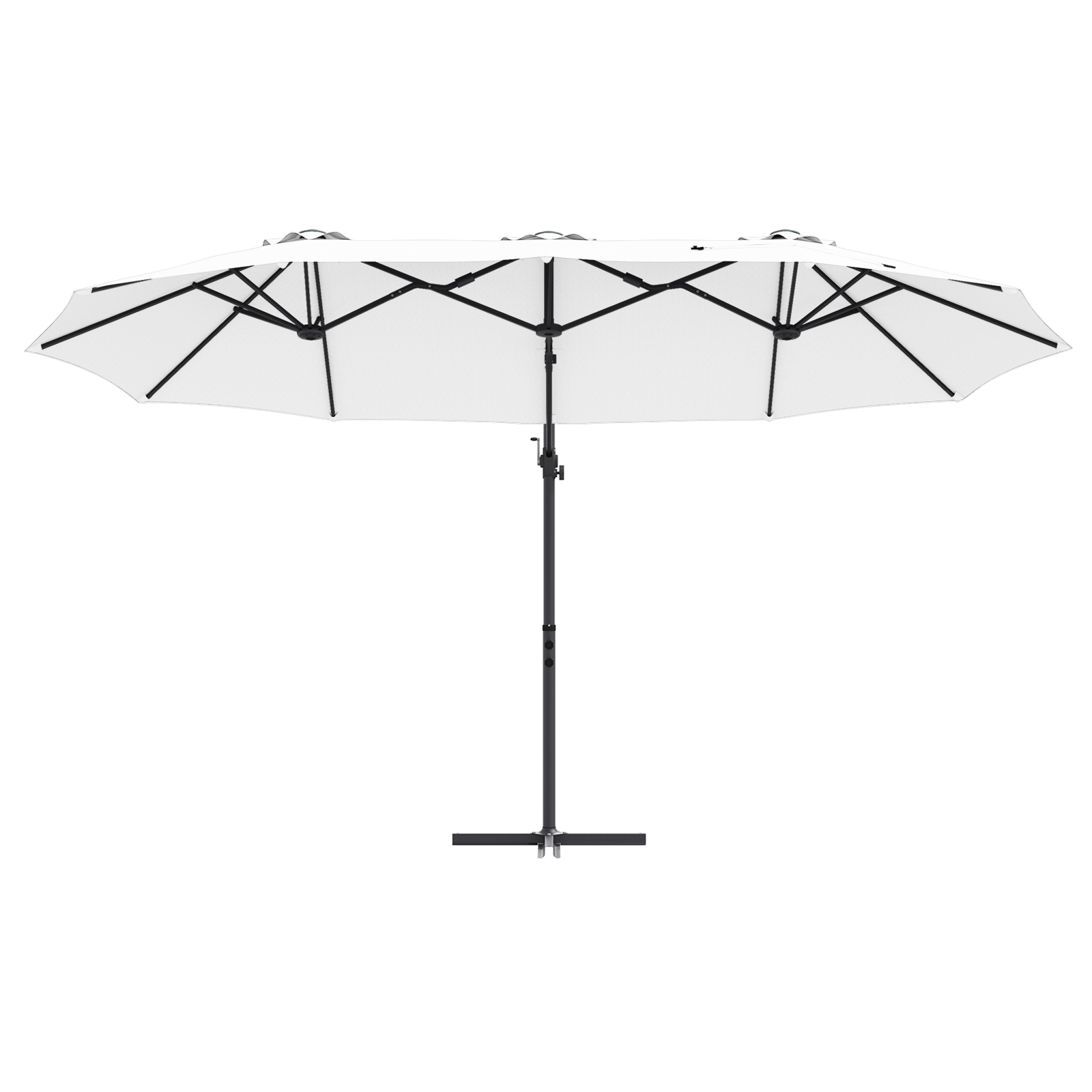 Parasol cu braț cantilever pentru grădină cu blocare Nisipiu GartenMobel Dekor