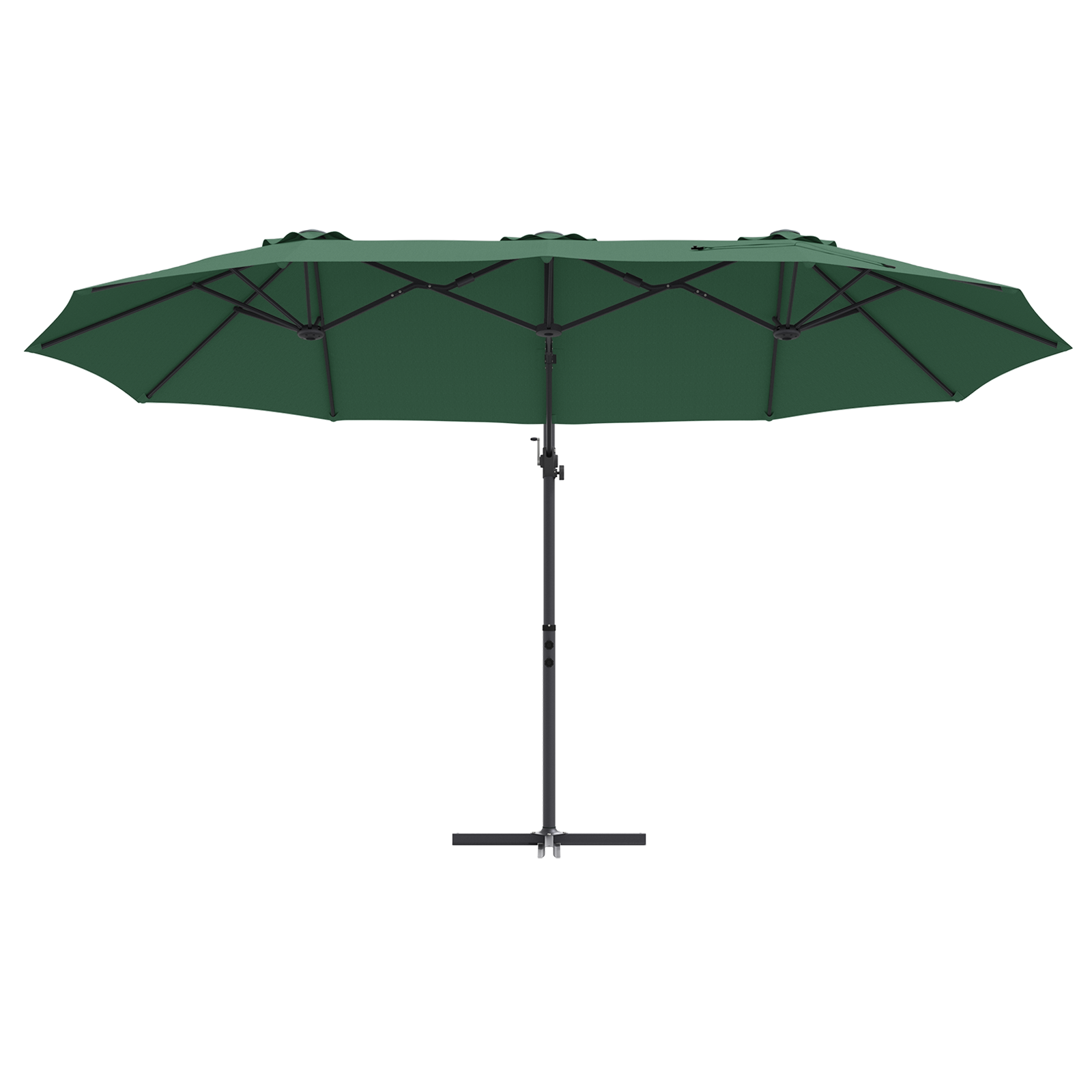 Parasol cu braț cantilever pentru grădină cu blocare Verde GartenMobel Dekor