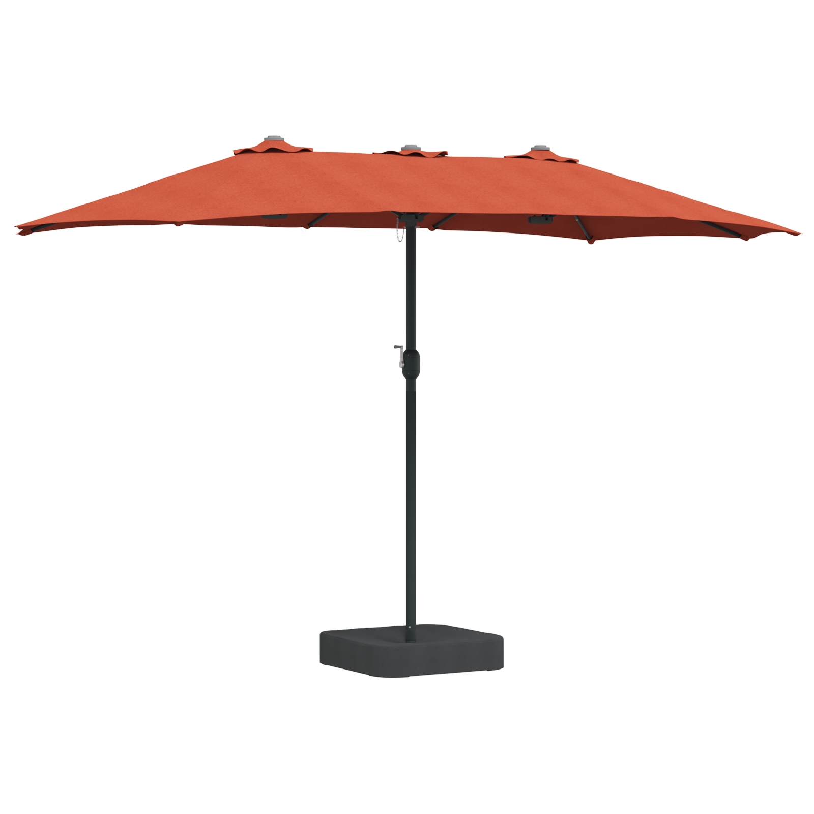Parasol de Grădină Terracota 385 x 209 x 244 cm țesătură GartenMobel Dekor