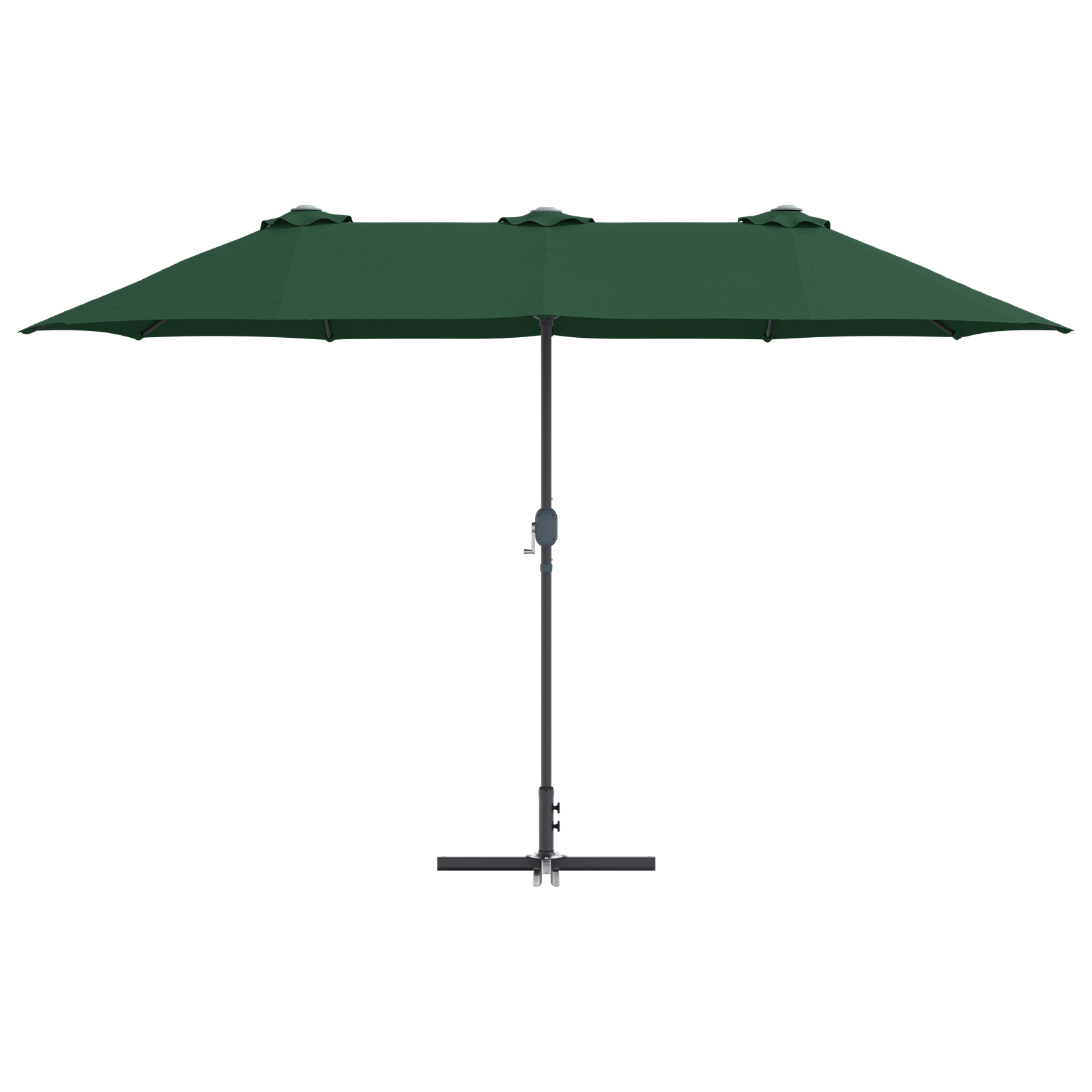 Parasol de Grădină Verde 380 x 196 x 235 cm GartenMobel Dekor