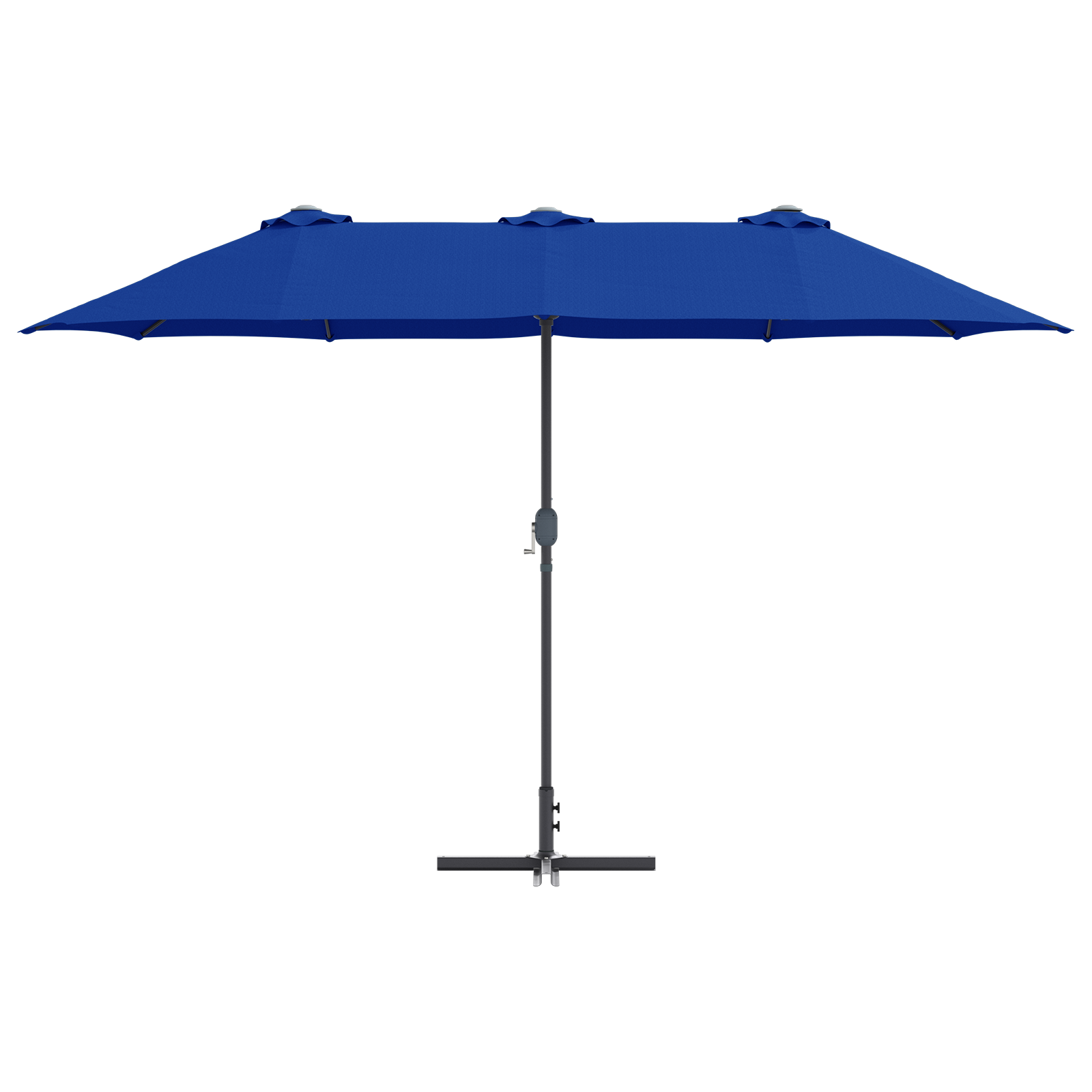 Parasol de Grădină albastru 380 x 196 x 235 cm GartenMobel Dekor