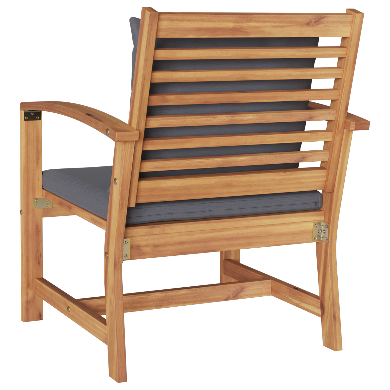 Scaune de grădină 2 pcs Maro 60 x 65 x 76.5 cm GartenMobel Dekor