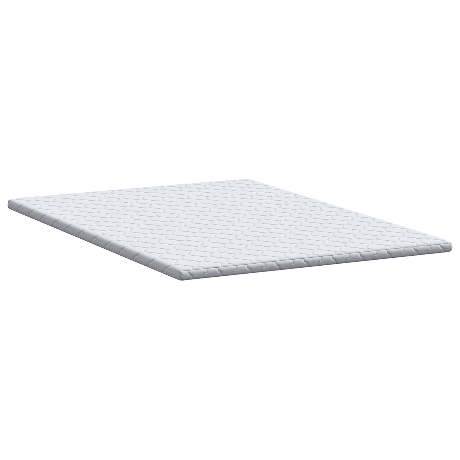 Păturile pentru saltea Alb 140 x 200 cm Polyester fără adeziv GartenMobel Dekor