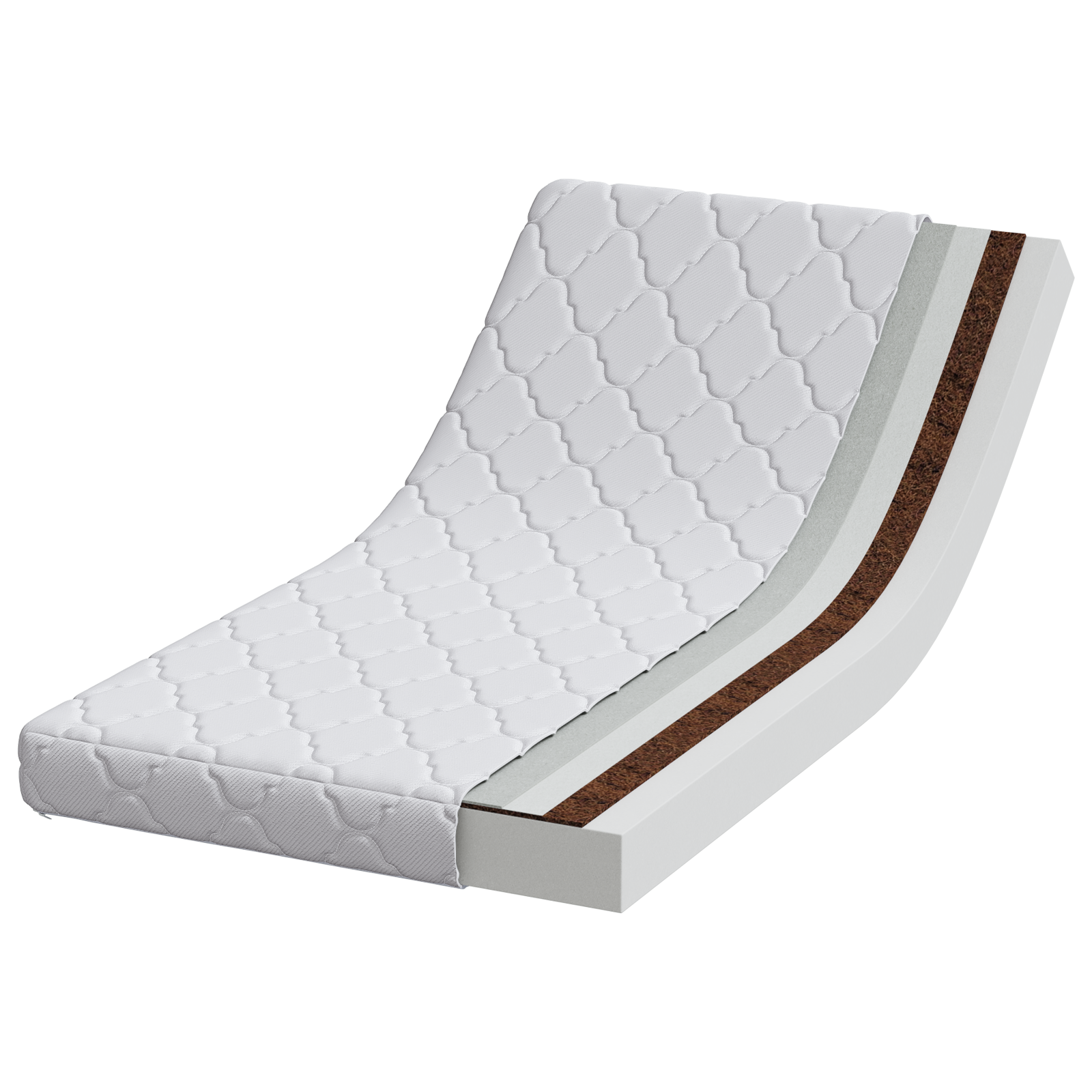 Saltele Alb 120 x 60 cm Țesătură din 100% poliester GartenMobel Dekor